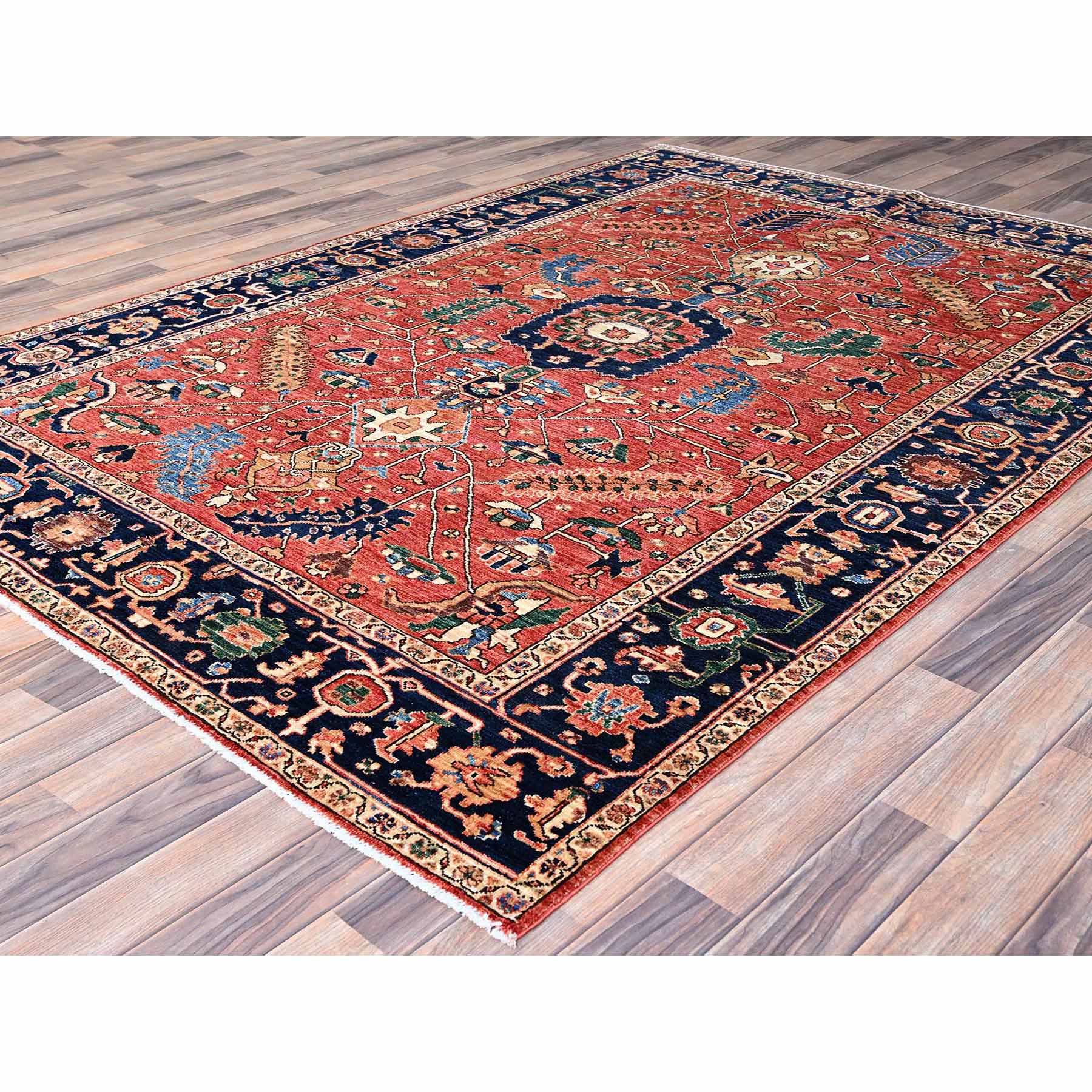 Heriz-Hand-Knotted-Rug-433065