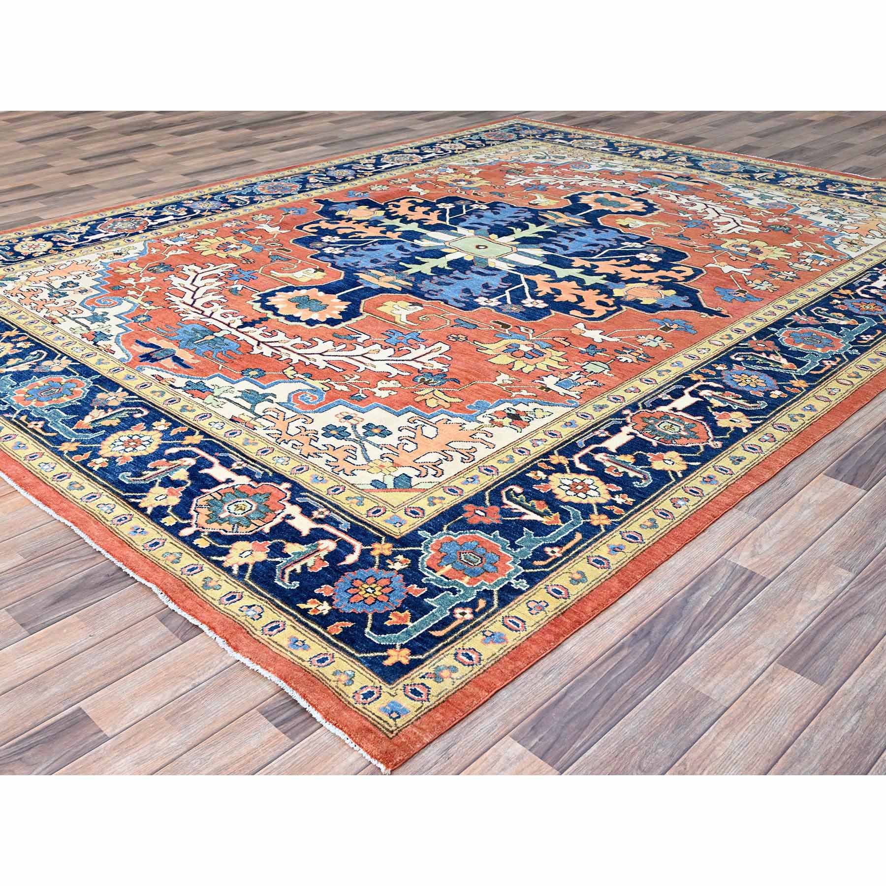 Heriz-Hand-Knotted-Rug-434725