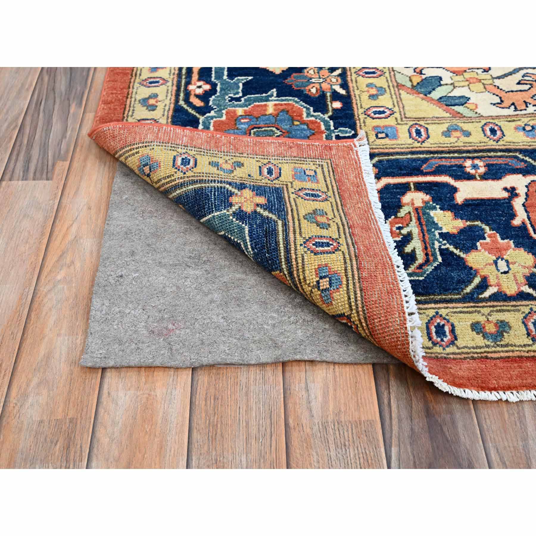 Heriz-Hand-Knotted-Rug-434725