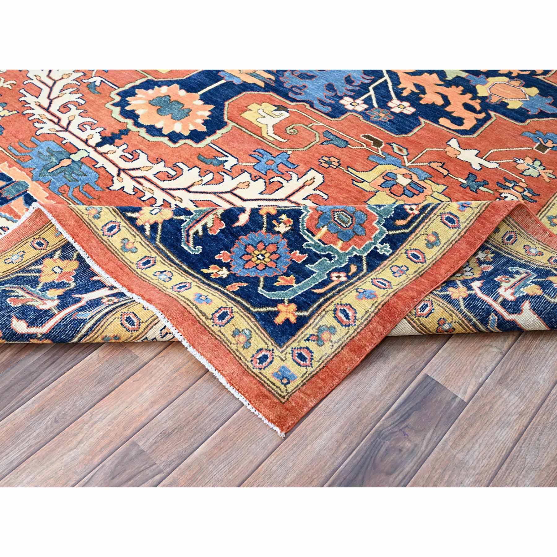 Heriz-Hand-Knotted-Rug-434725