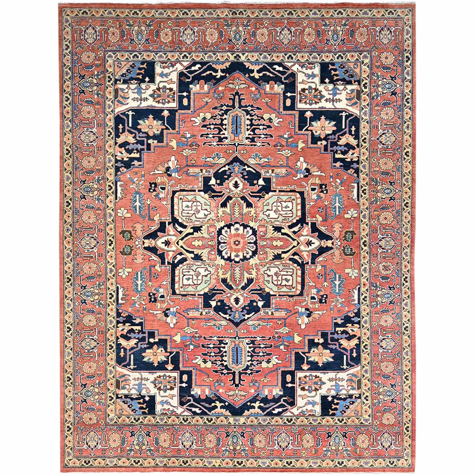 Heriz-Hand-Knotted-Rug-434735