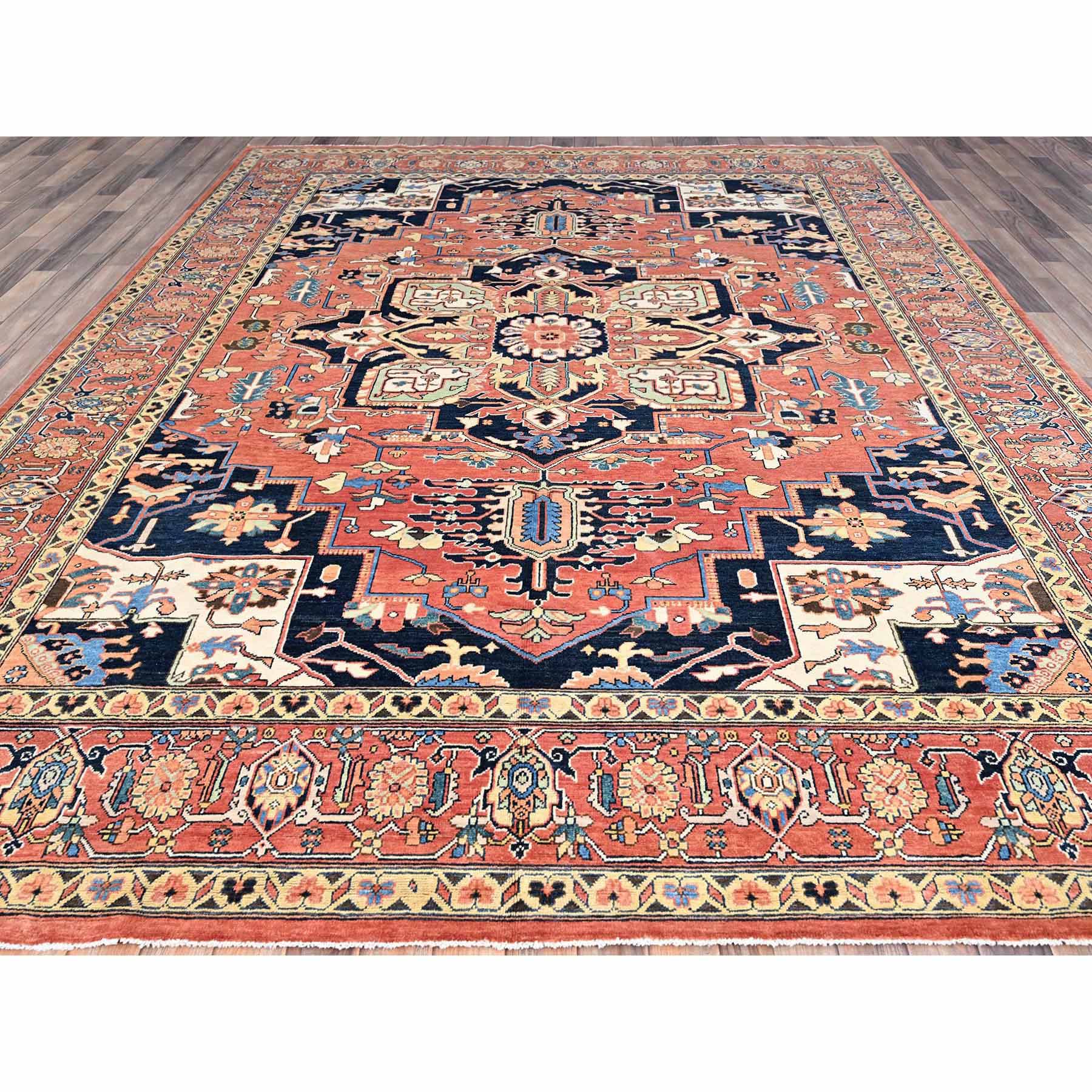 Heriz-Hand-Knotted-Rug-434735