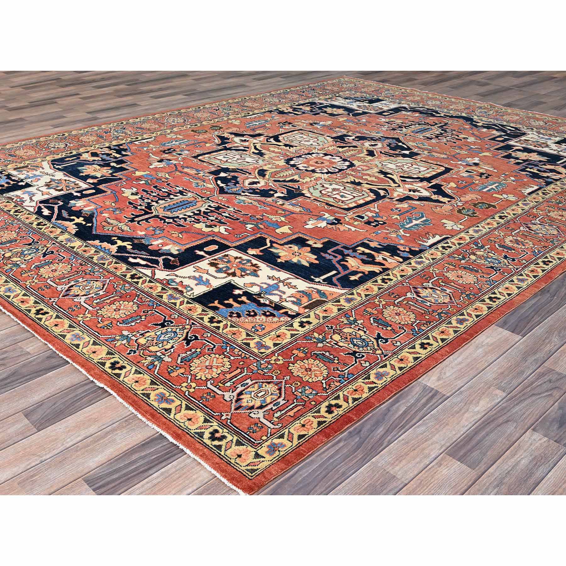 Heriz-Hand-Knotted-Rug-434735