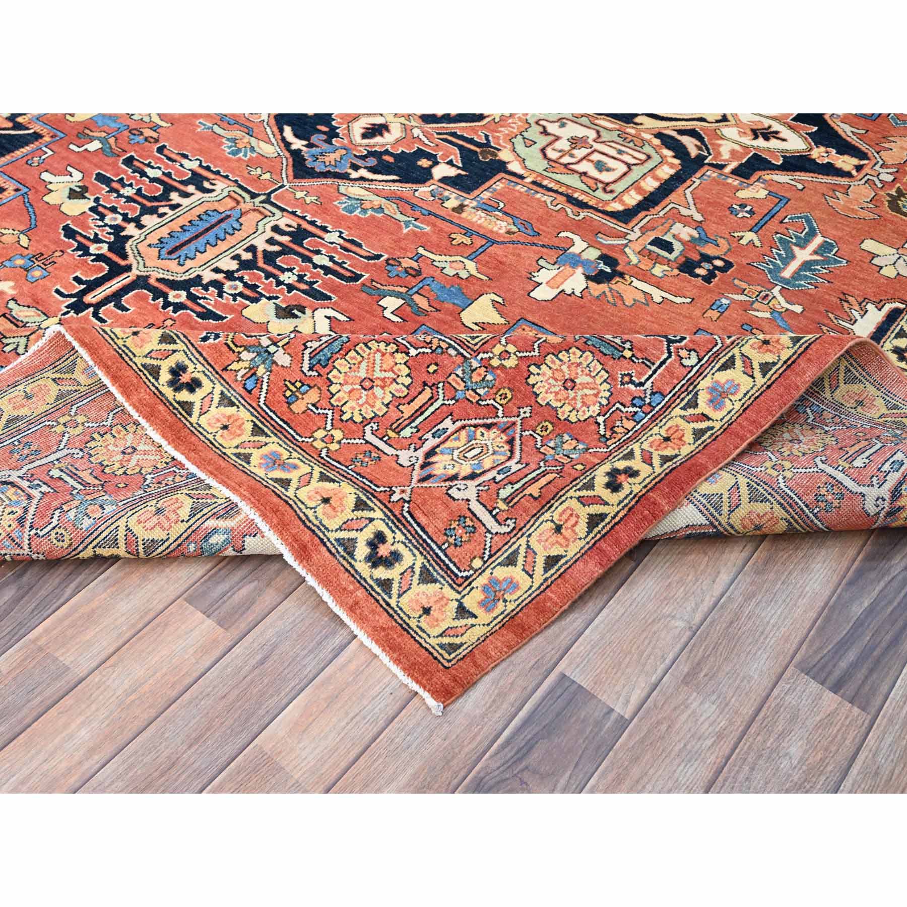 Heriz-Hand-Knotted-Rug-434735