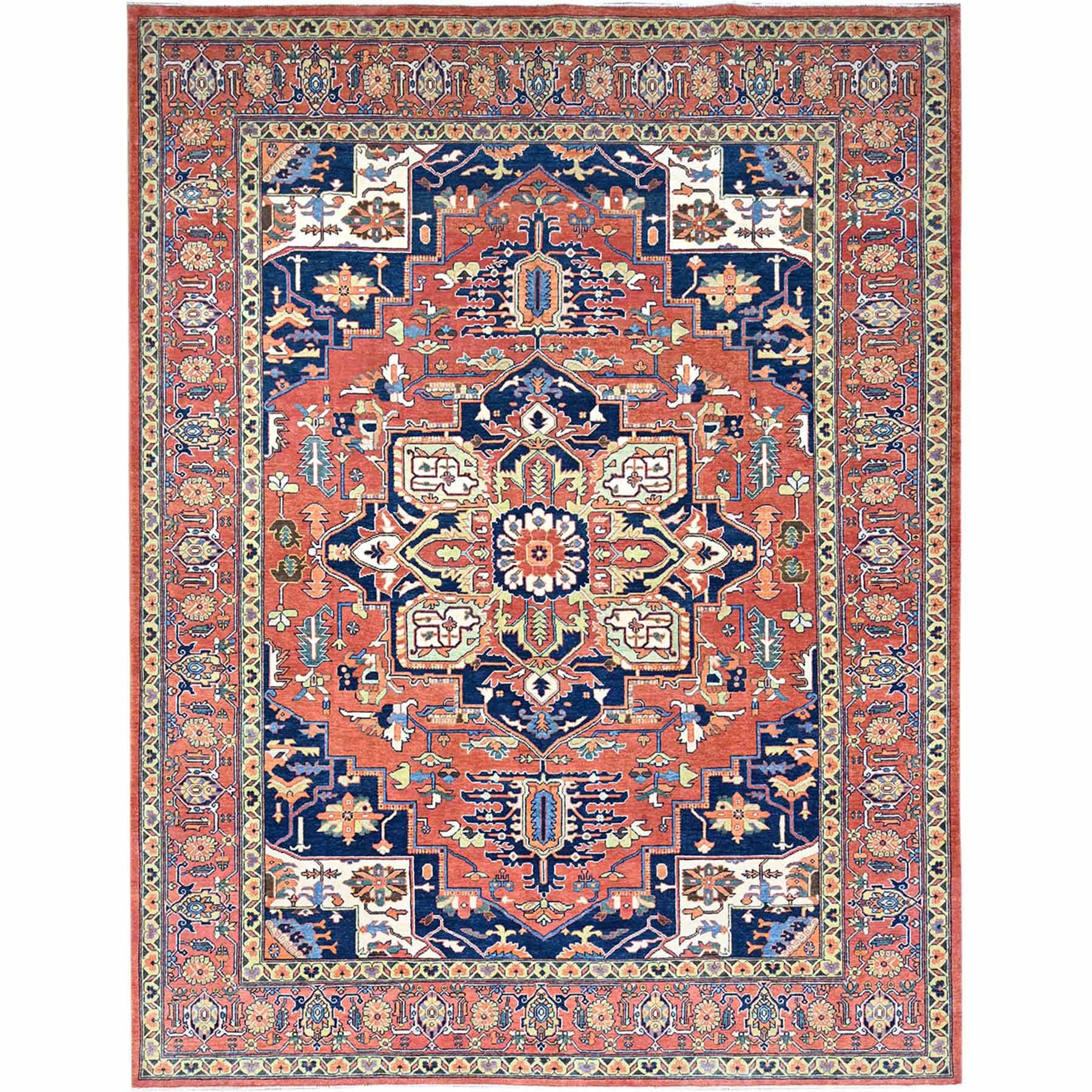 Heriz-Hand-Knotted-Rug-434745