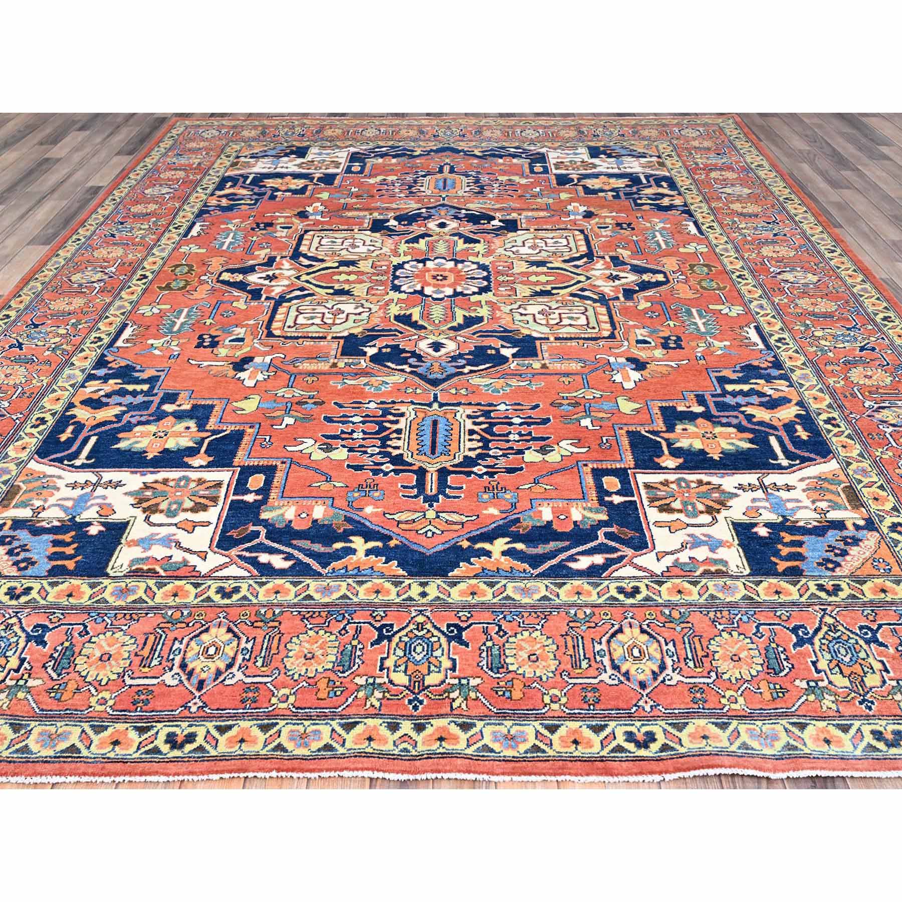 Heriz-Hand-Knotted-Rug-434745