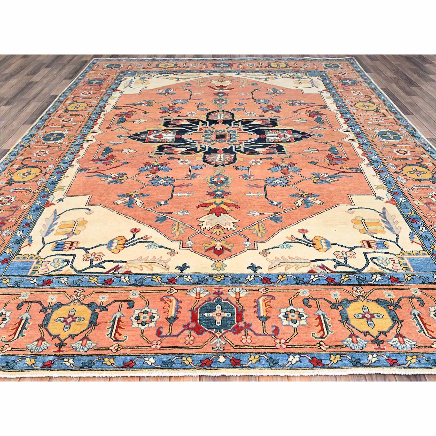 Heriz-Hand-Knotted-Rug-434760