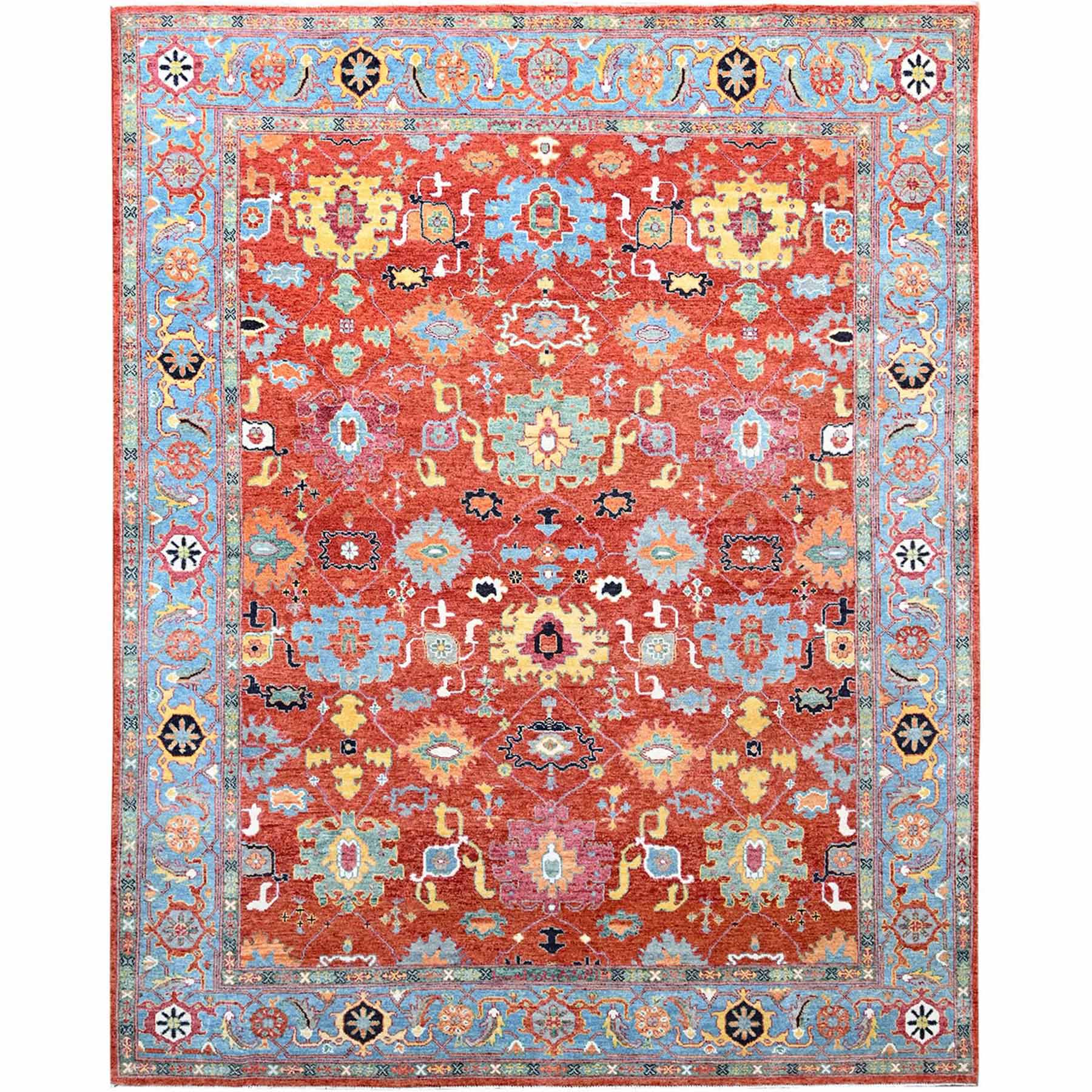 Heriz-Hand-Knotted-Rug-434770