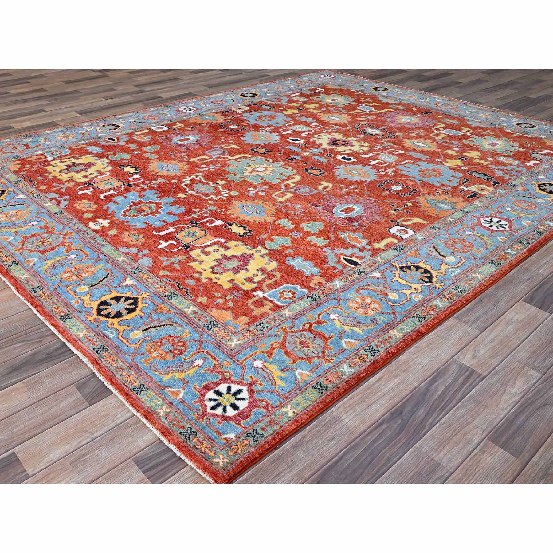 Heriz-Hand-Knotted-Rug-434770