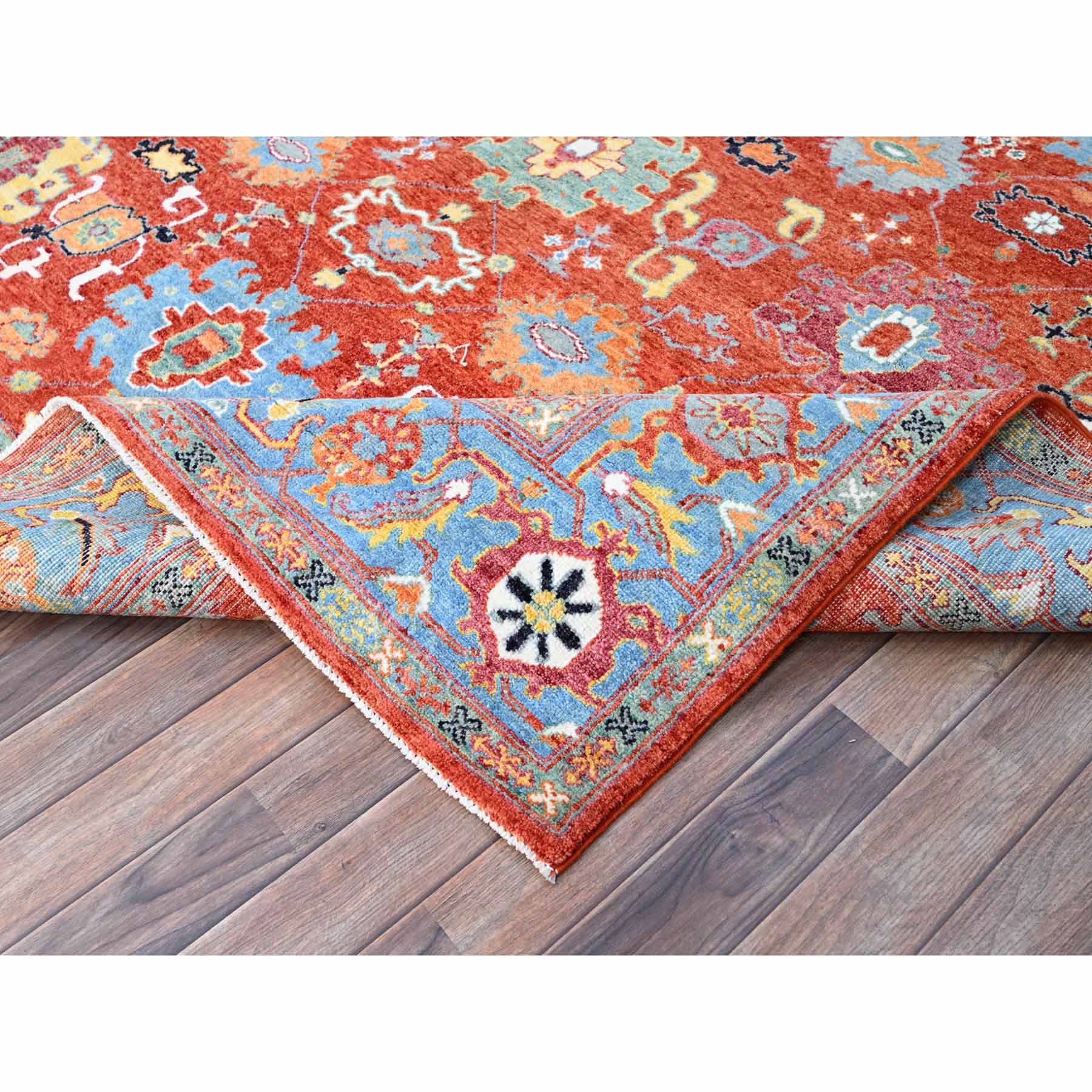 Heriz-Hand-Knotted-Rug-434770