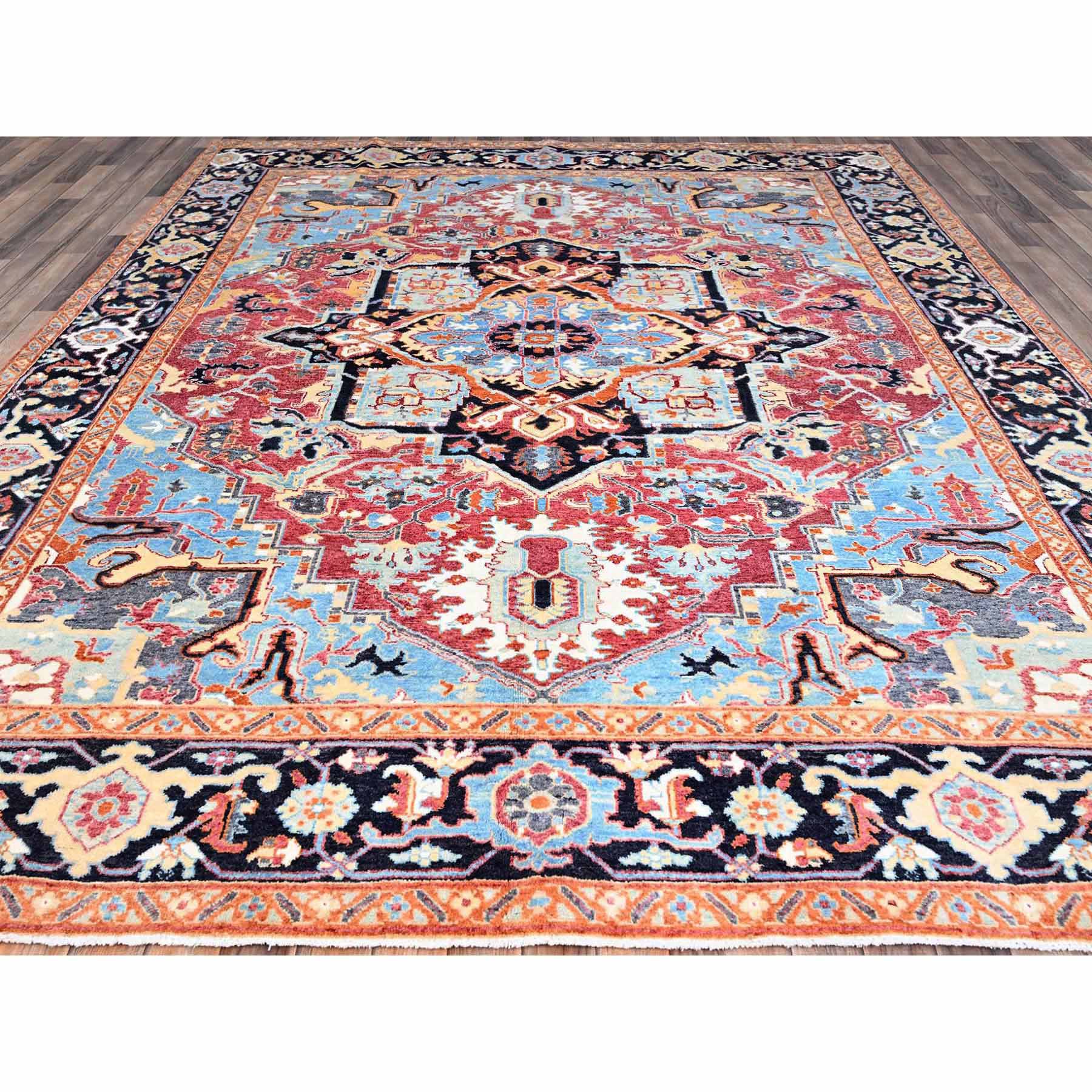 Heriz-Hand-Knotted-Rug-434775