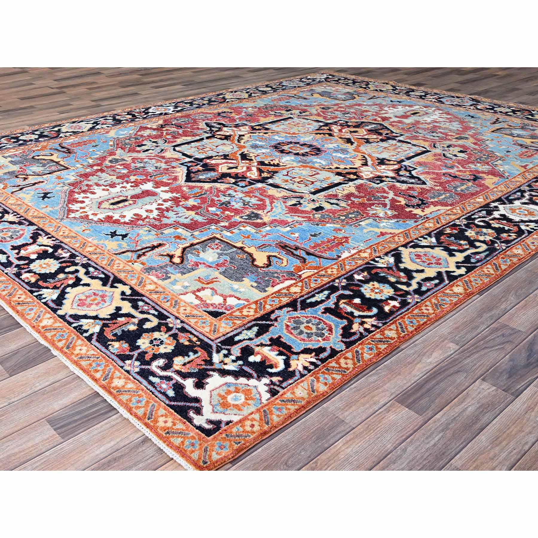 Heriz-Hand-Knotted-Rug-434775