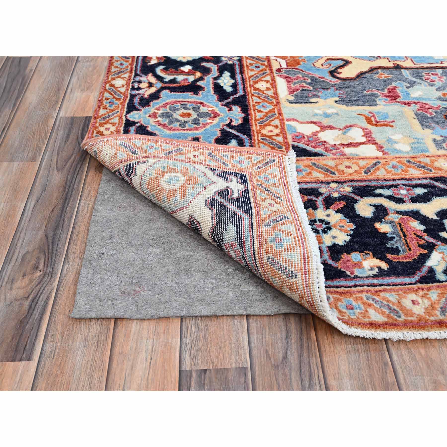 Heriz-Hand-Knotted-Rug-434775