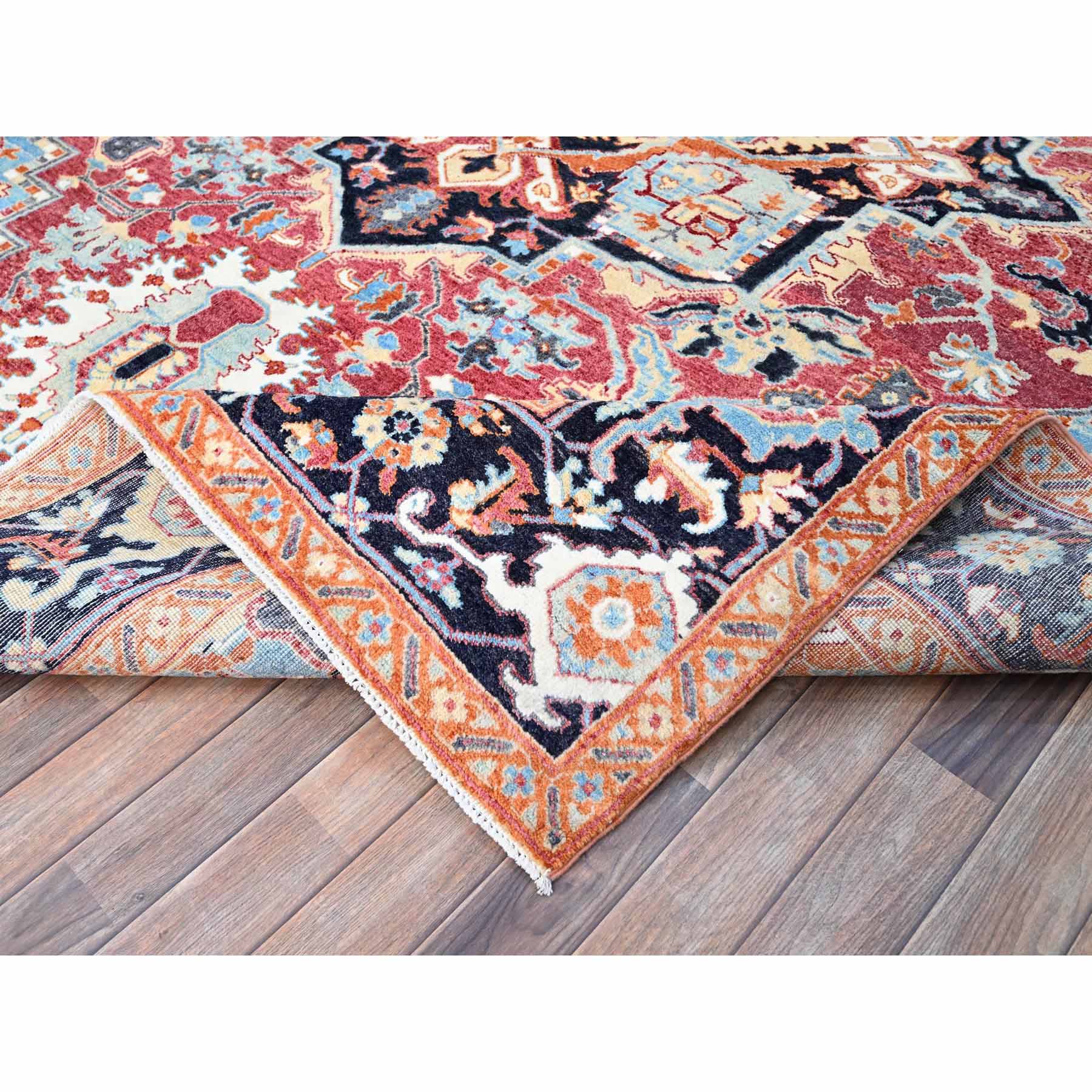 Heriz-Hand-Knotted-Rug-434775