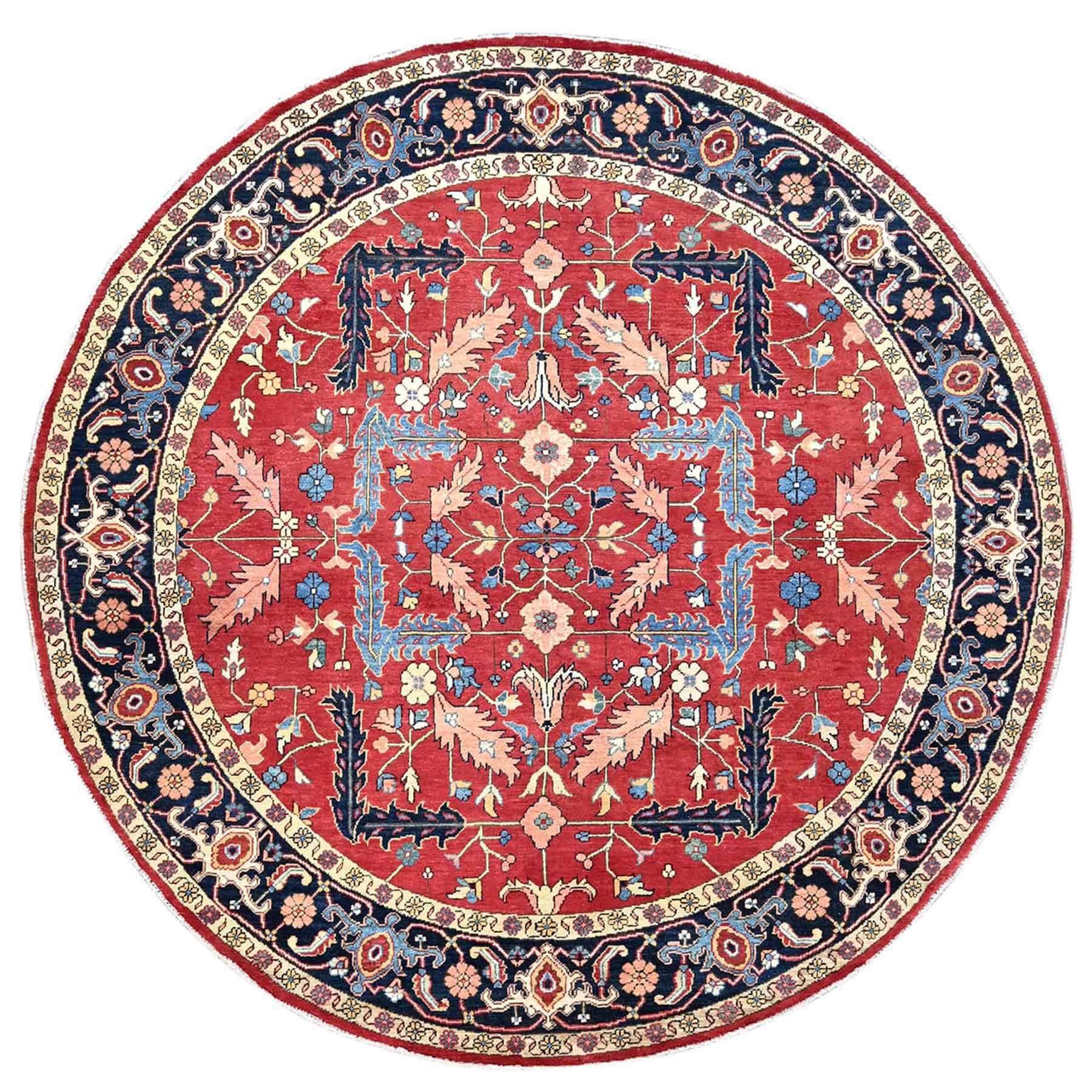 Heriz-Hand-Knotted-Rug-434780