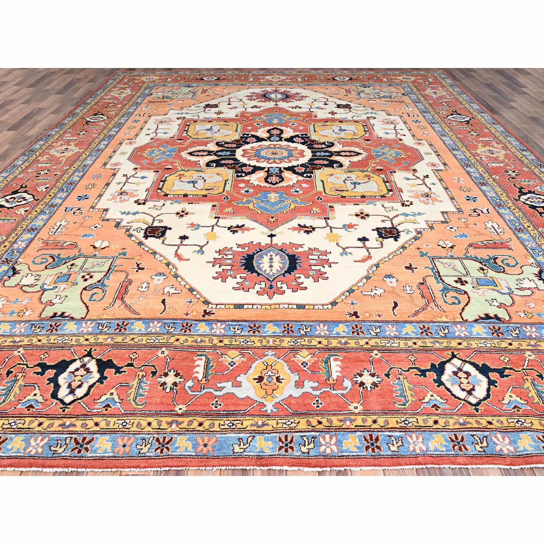 Heriz-Hand-Knotted-Rug-434790