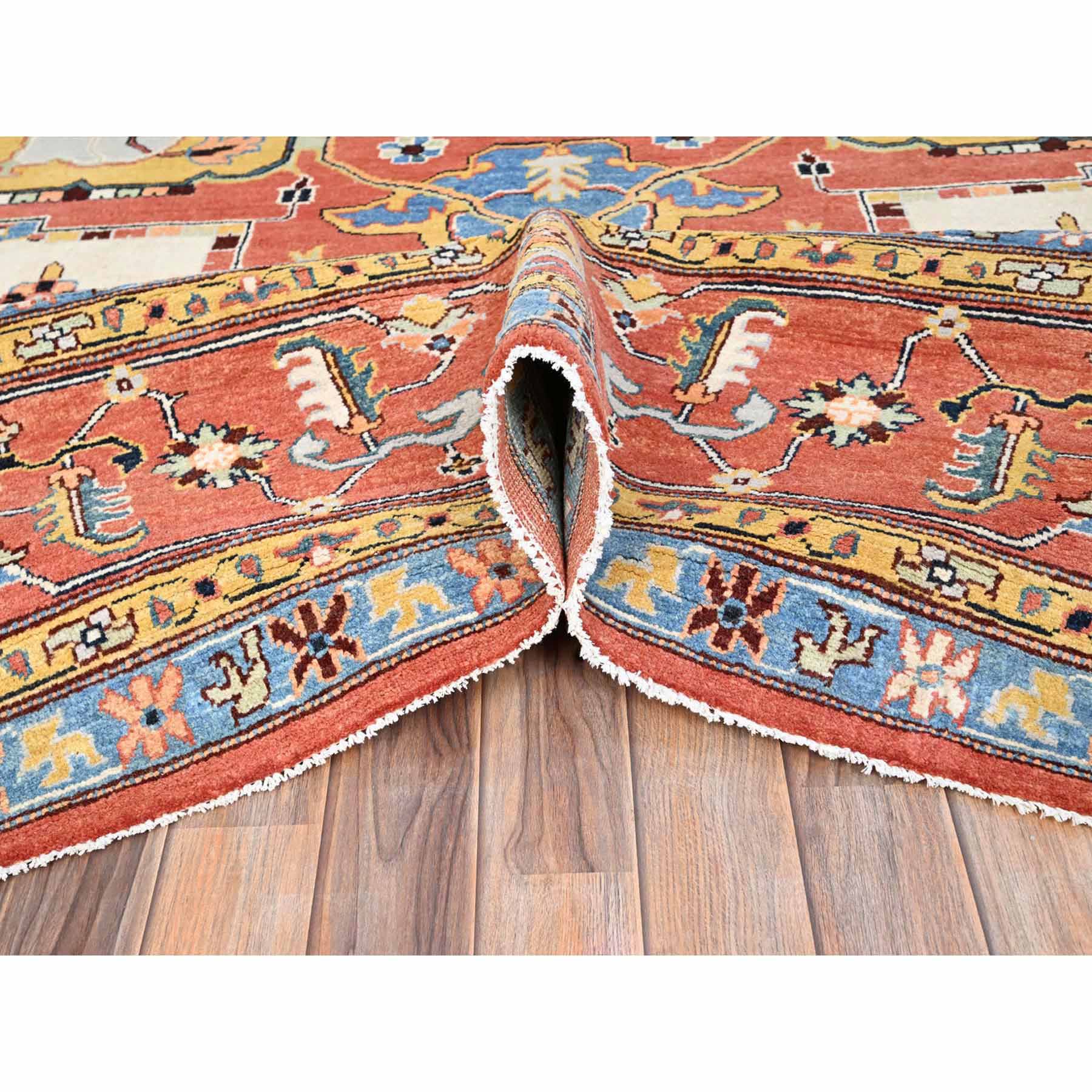 Heriz-Hand-Knotted-Rug-434790