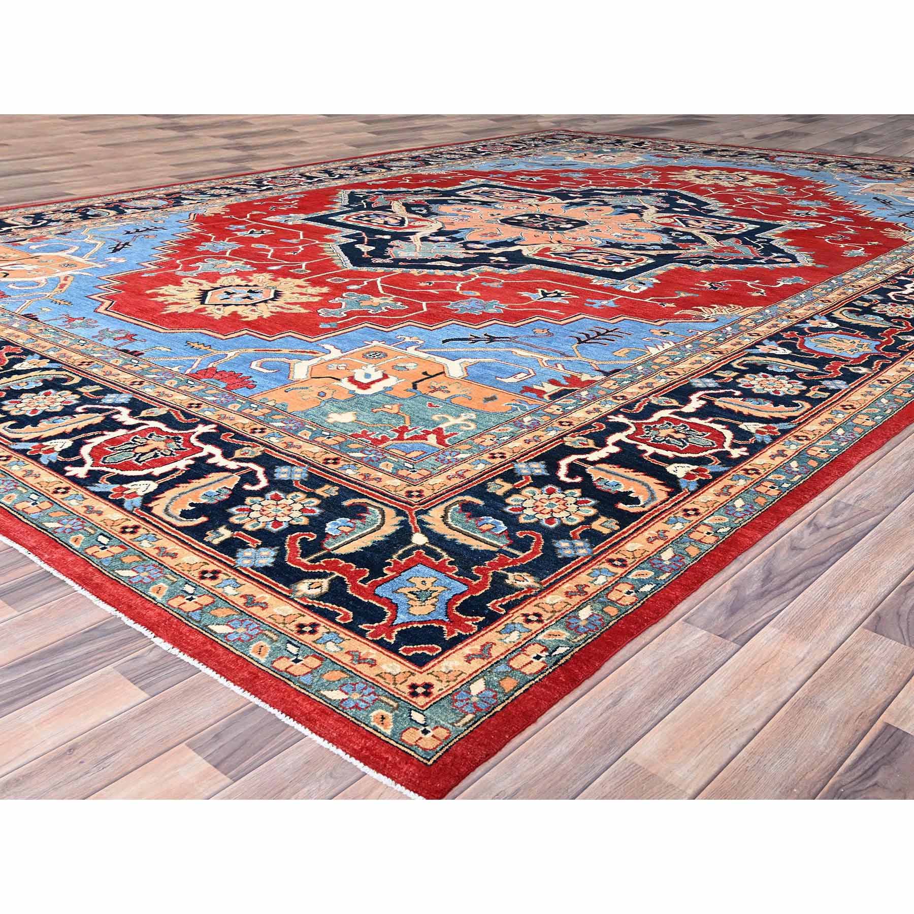 Heriz-Hand-Knotted-Rug-434795