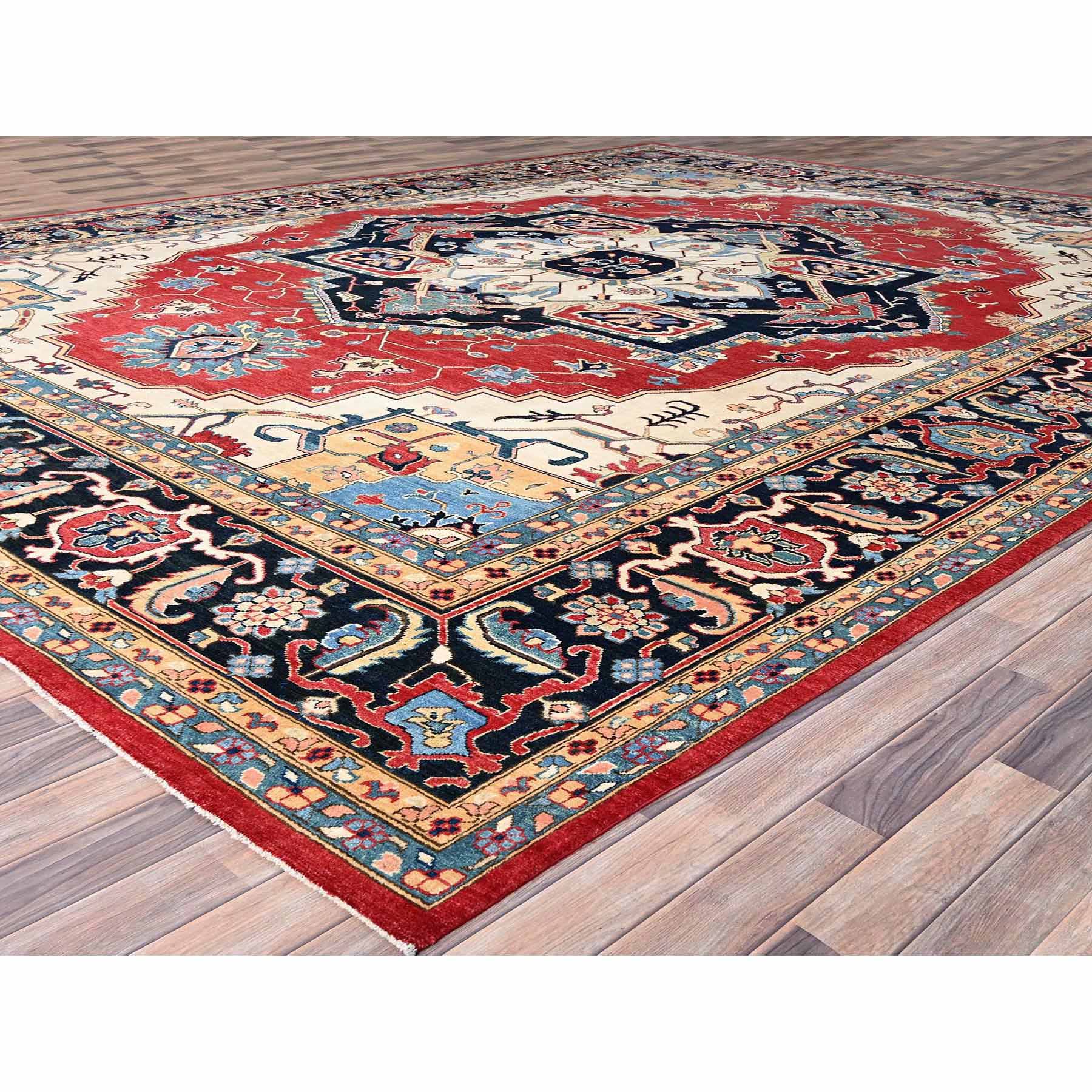 Heriz-Hand-Knotted-Rug-434800