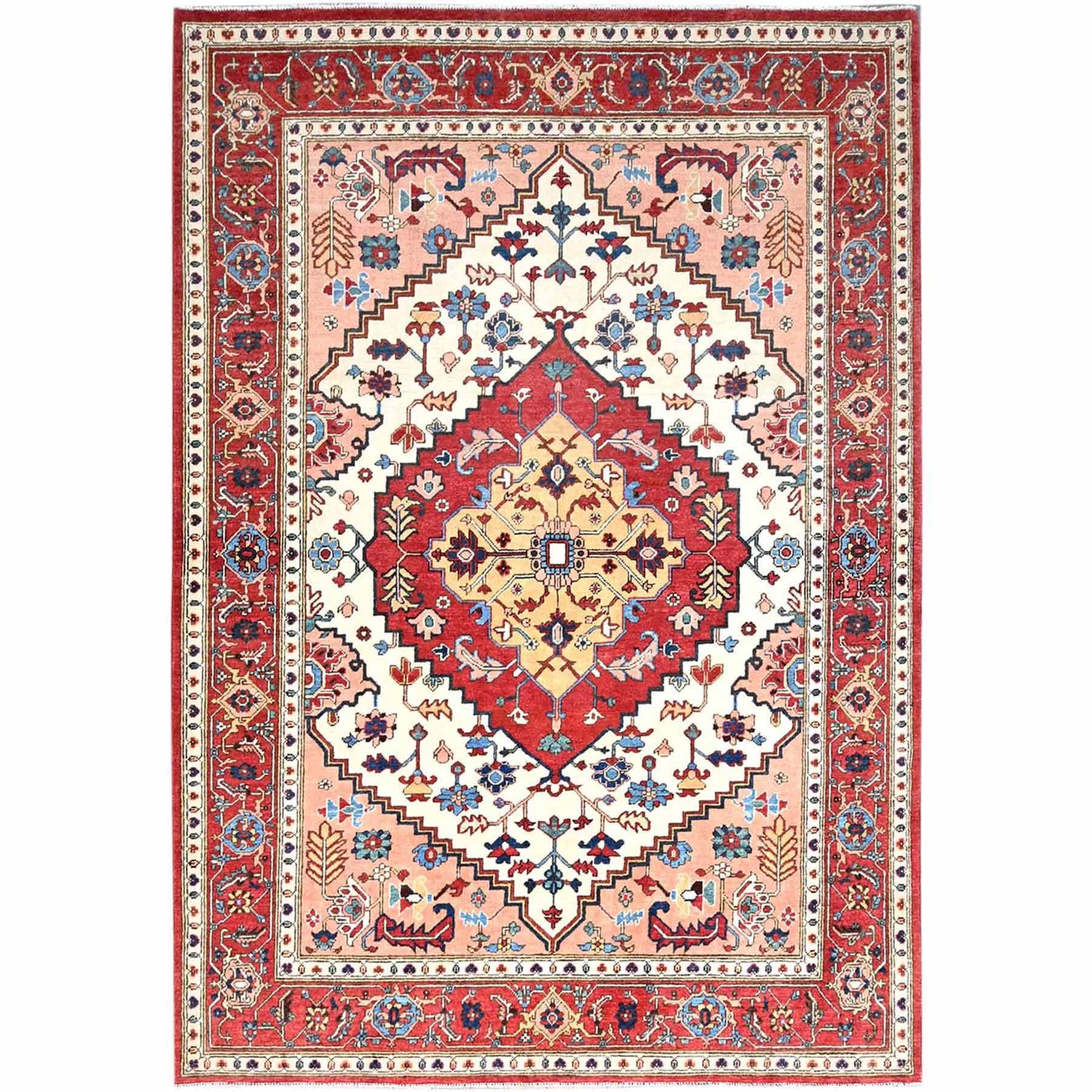 Heriz-Hand-Knotted-Rug-434805