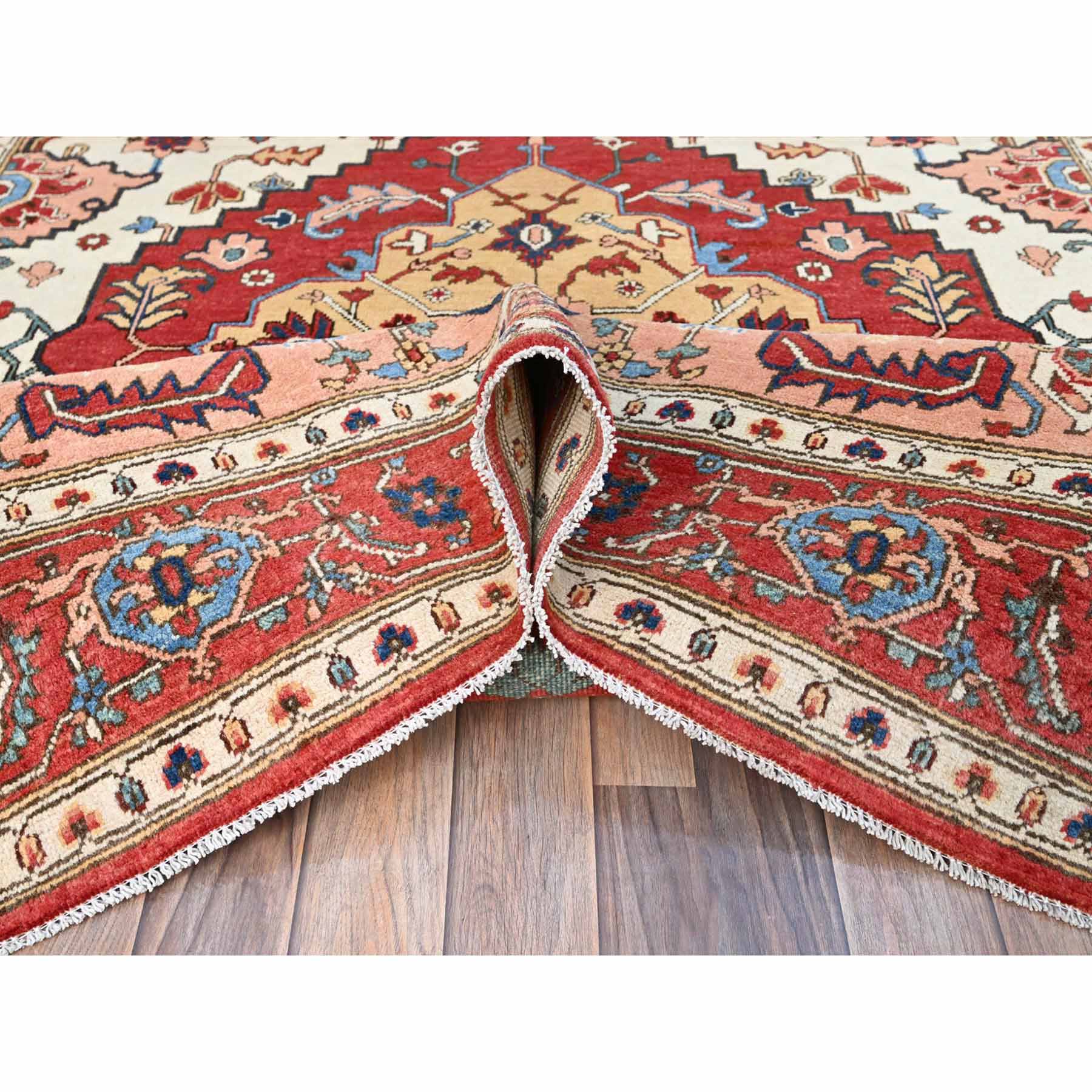 Heriz-Hand-Knotted-Rug-434805