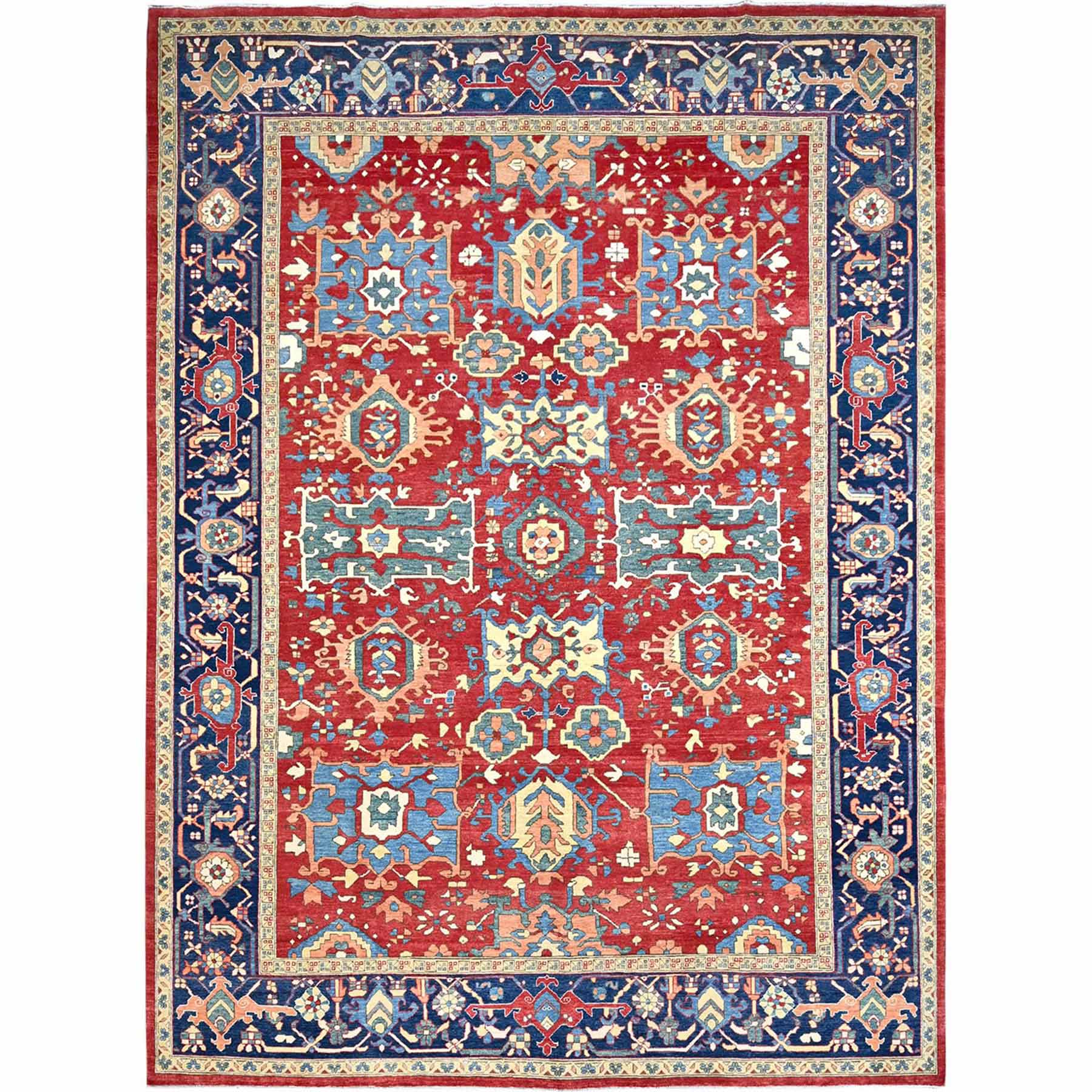 Heriz-Hand-Knotted-Rug-434810
