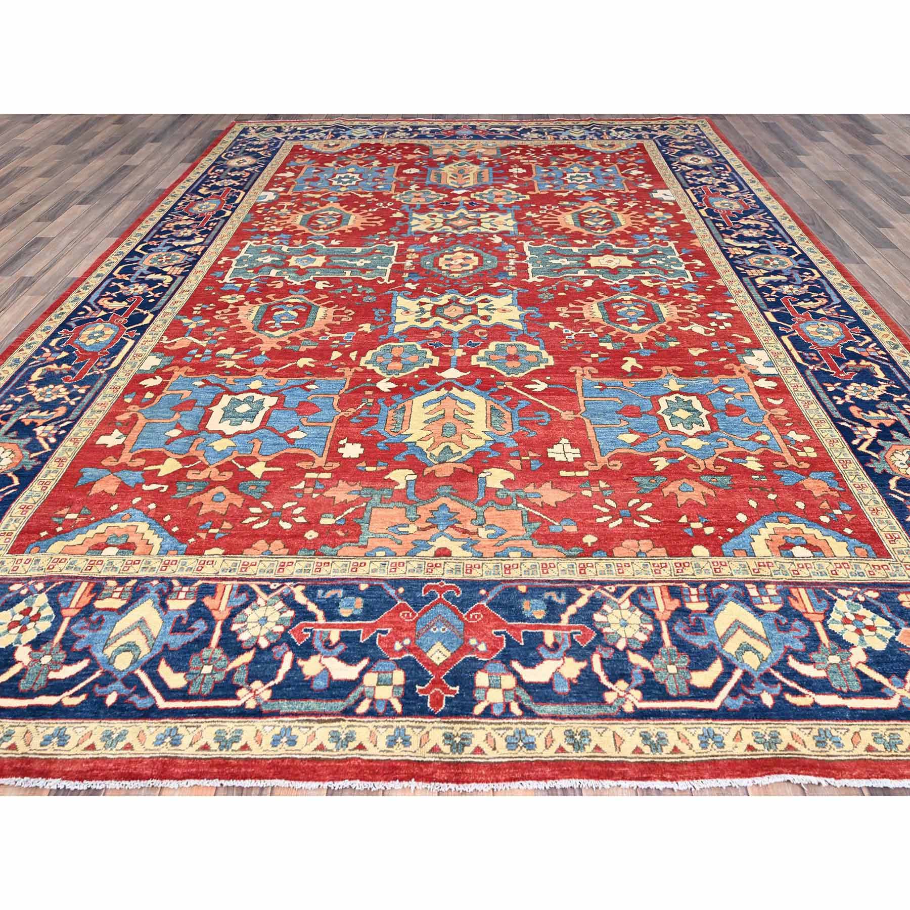 Heriz-Hand-Knotted-Rug-434810