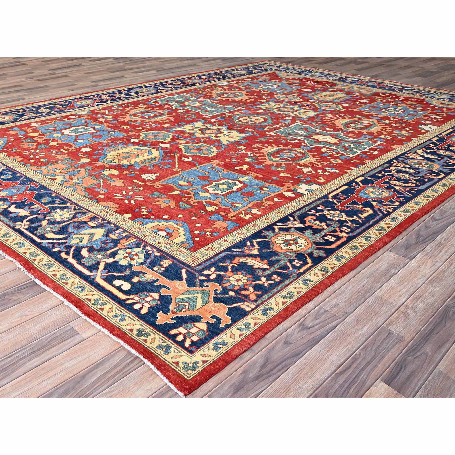 Heriz-Hand-Knotted-Rug-434810