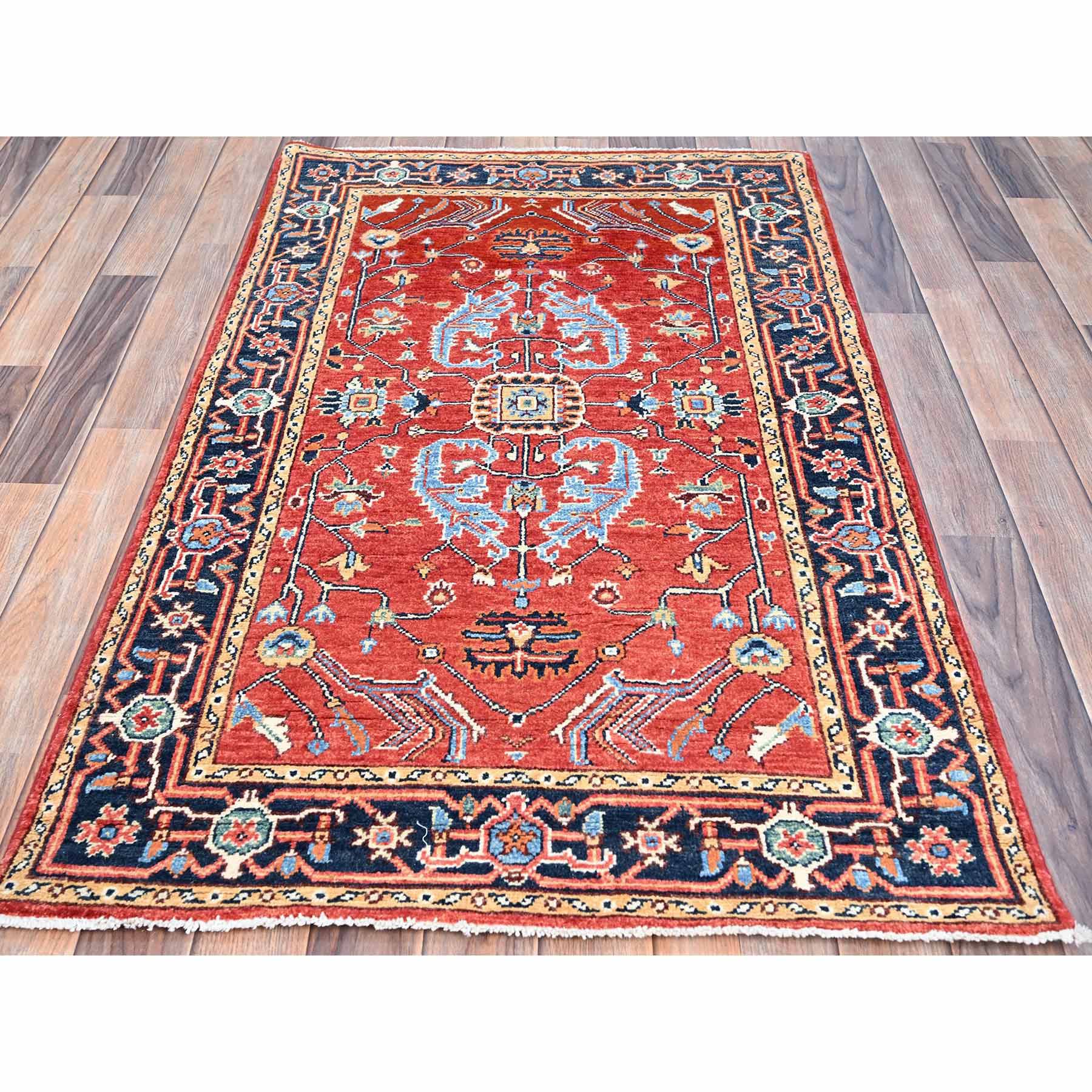 Heriz-Hand-Knotted-Rug-434820