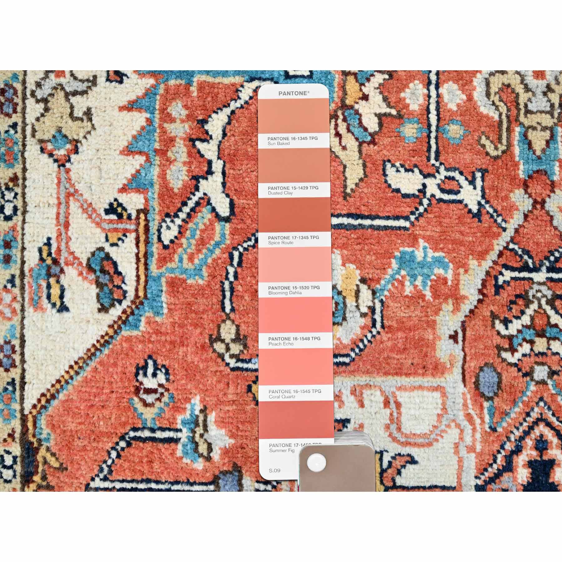 Heriz-Hand-Knotted-Rug-434830