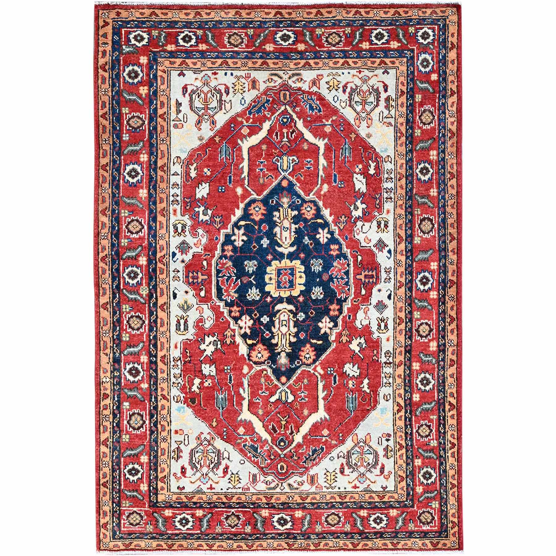 Heriz-Hand-Knotted-Rug-434835