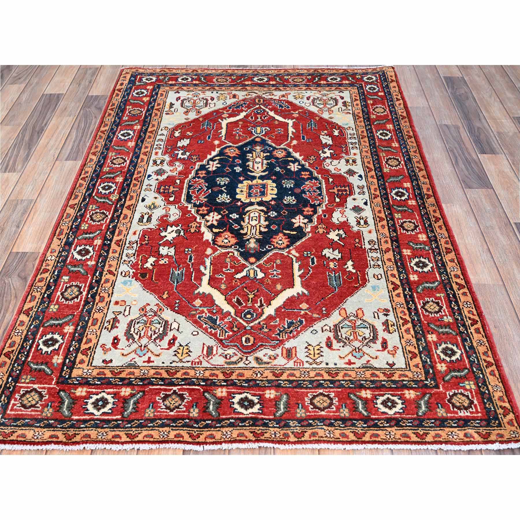 Heriz-Hand-Knotted-Rug-434835