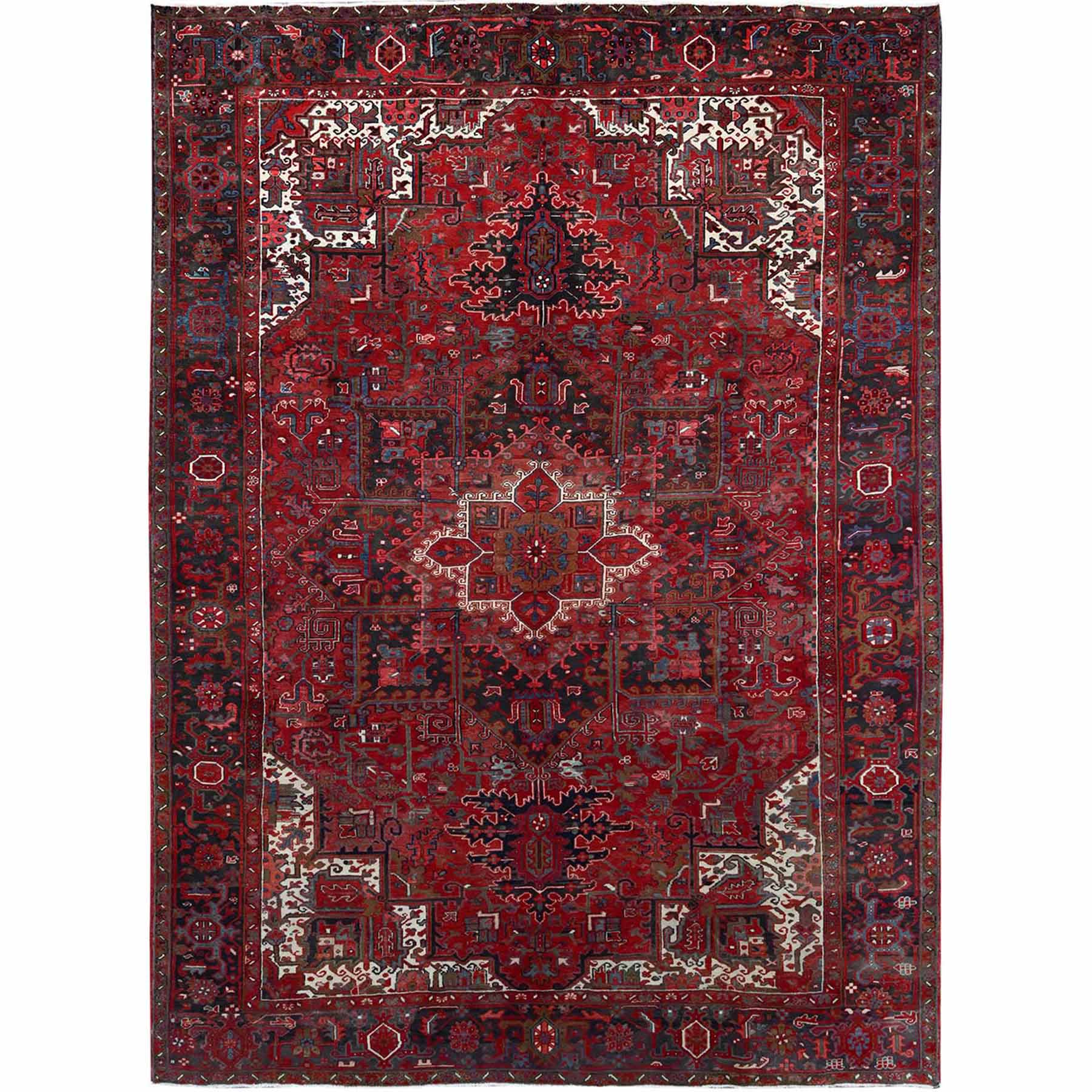 Heriz-Hand-Knotted-Rug-434995