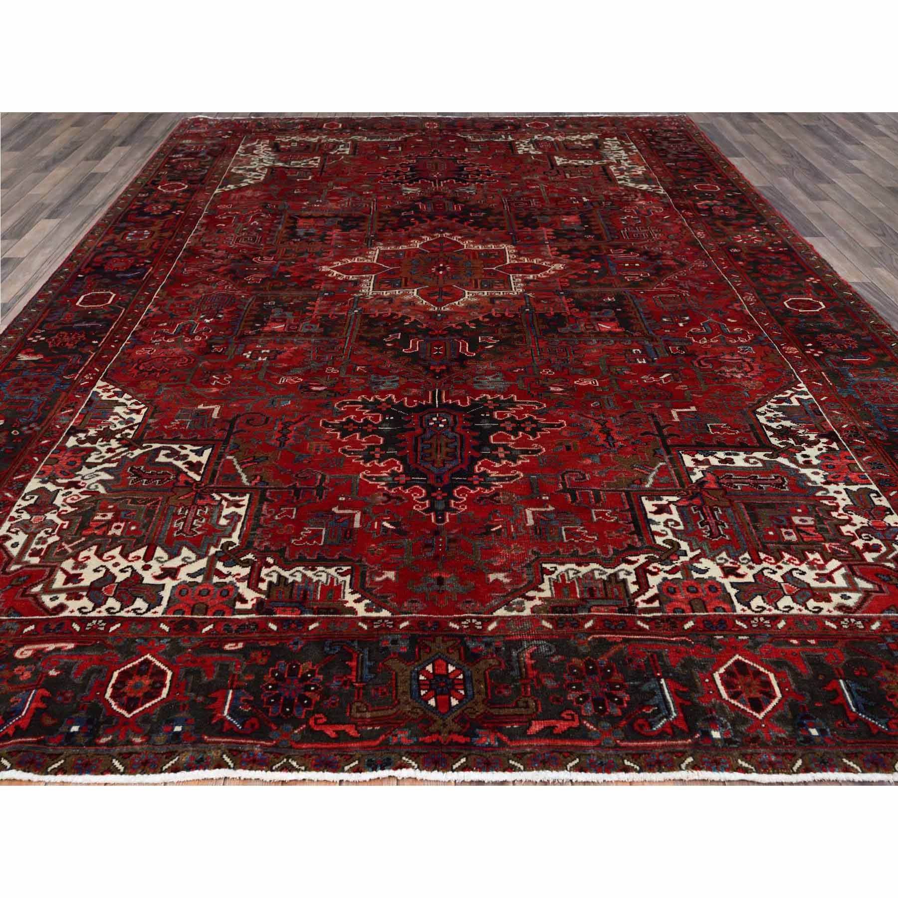 Heriz-Hand-Knotted-Rug-434995