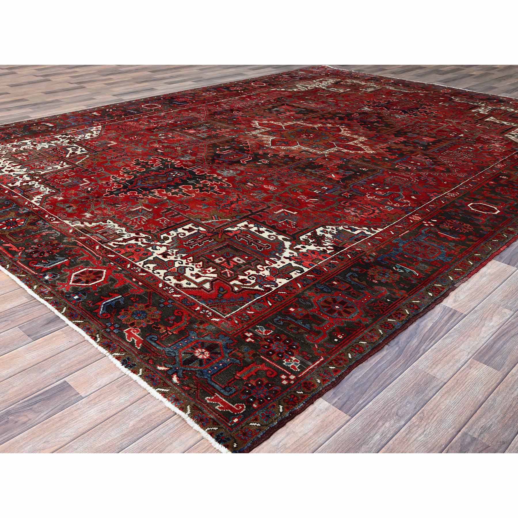 Heriz-Hand-Knotted-Rug-434995