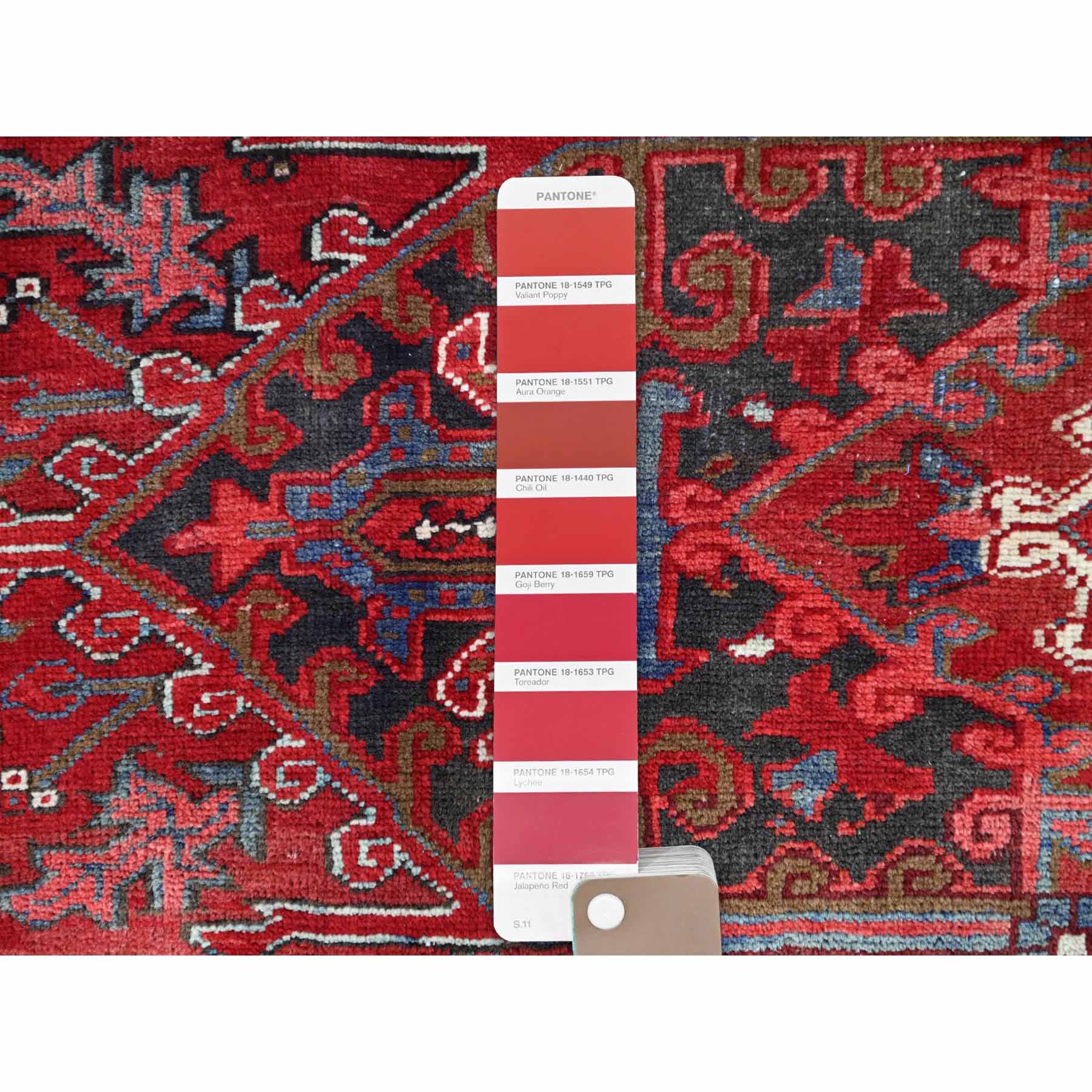 Heriz-Hand-Knotted-Rug-434995