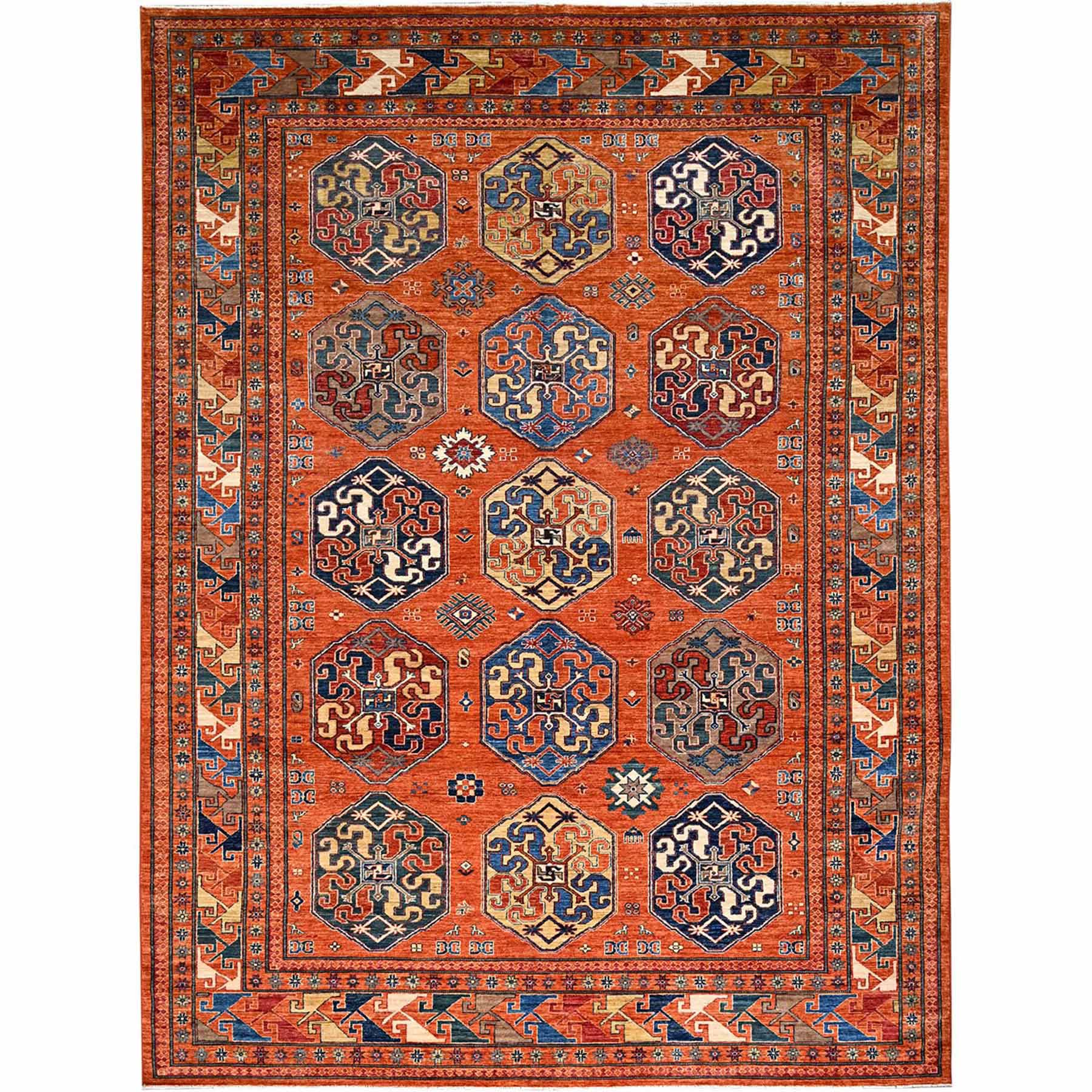Kazak-Hand-Knotted-Rug-432695