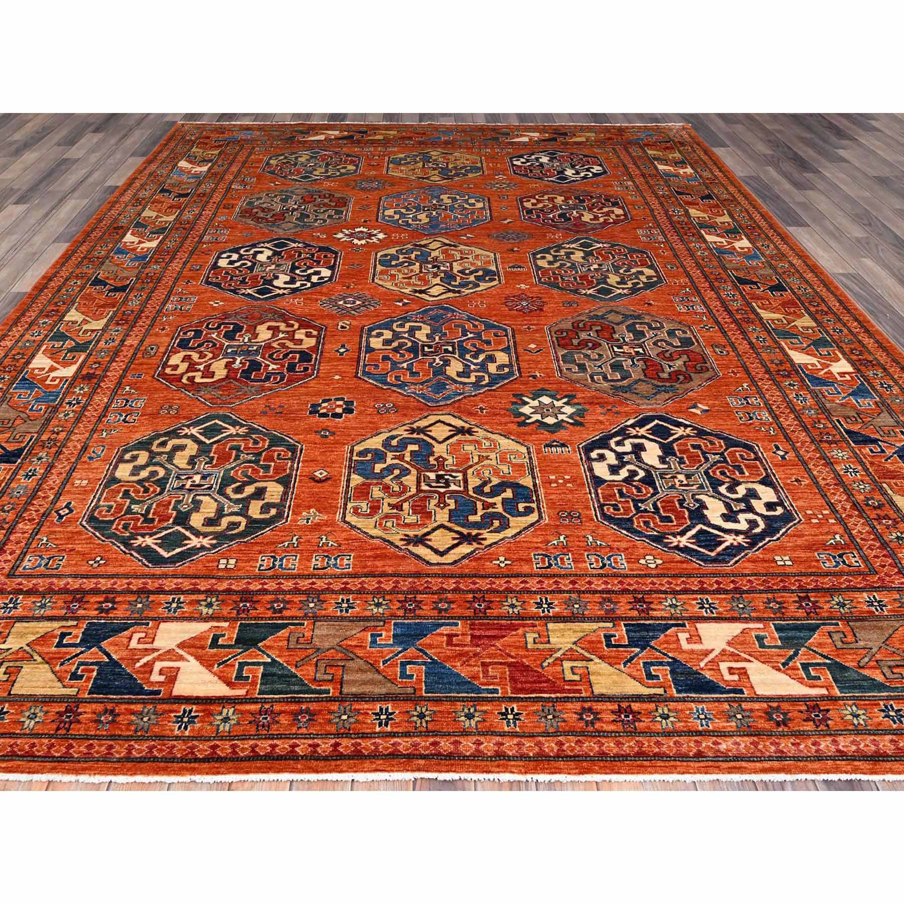 Kazak-Hand-Knotted-Rug-432695