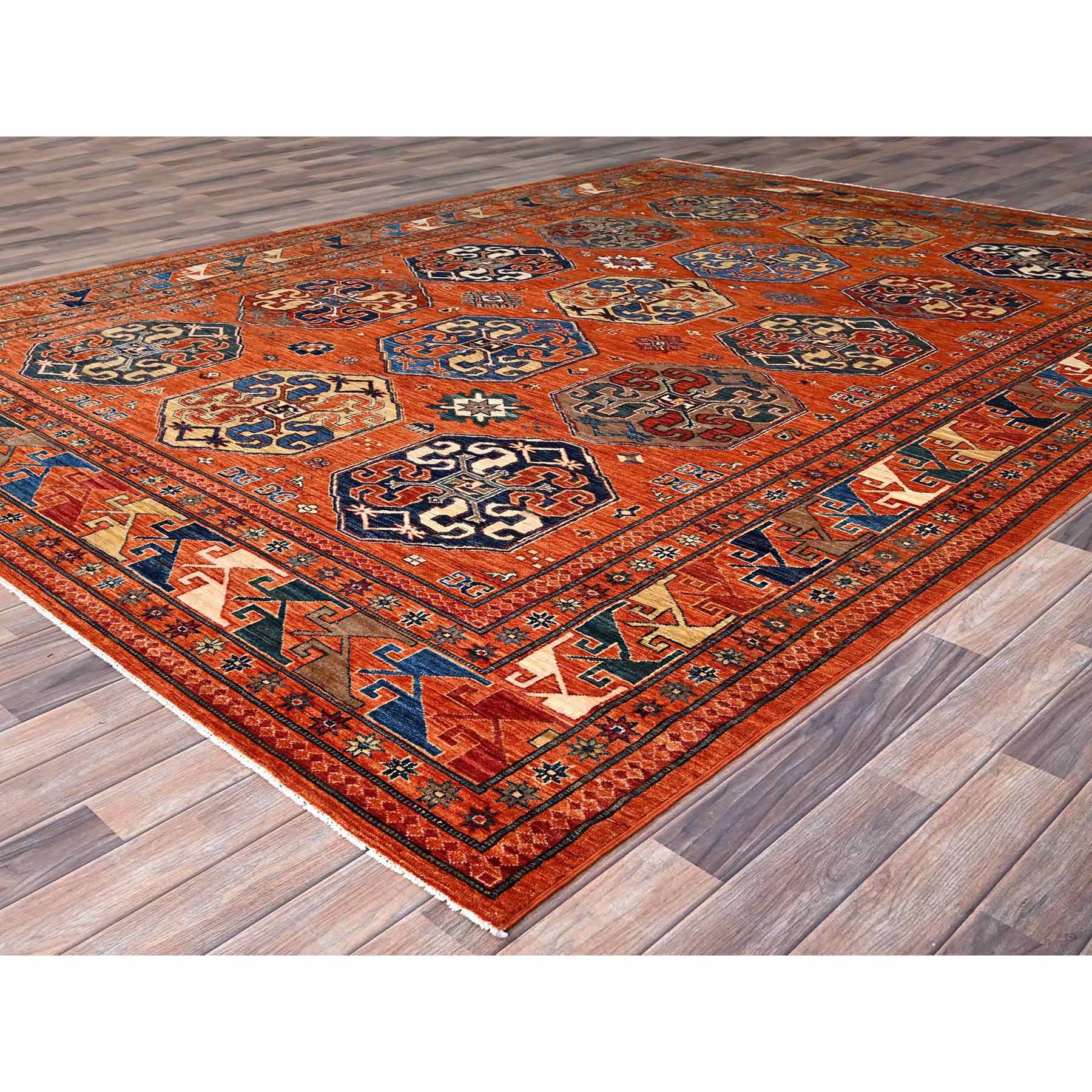 Kazak-Hand-Knotted-Rug-432695