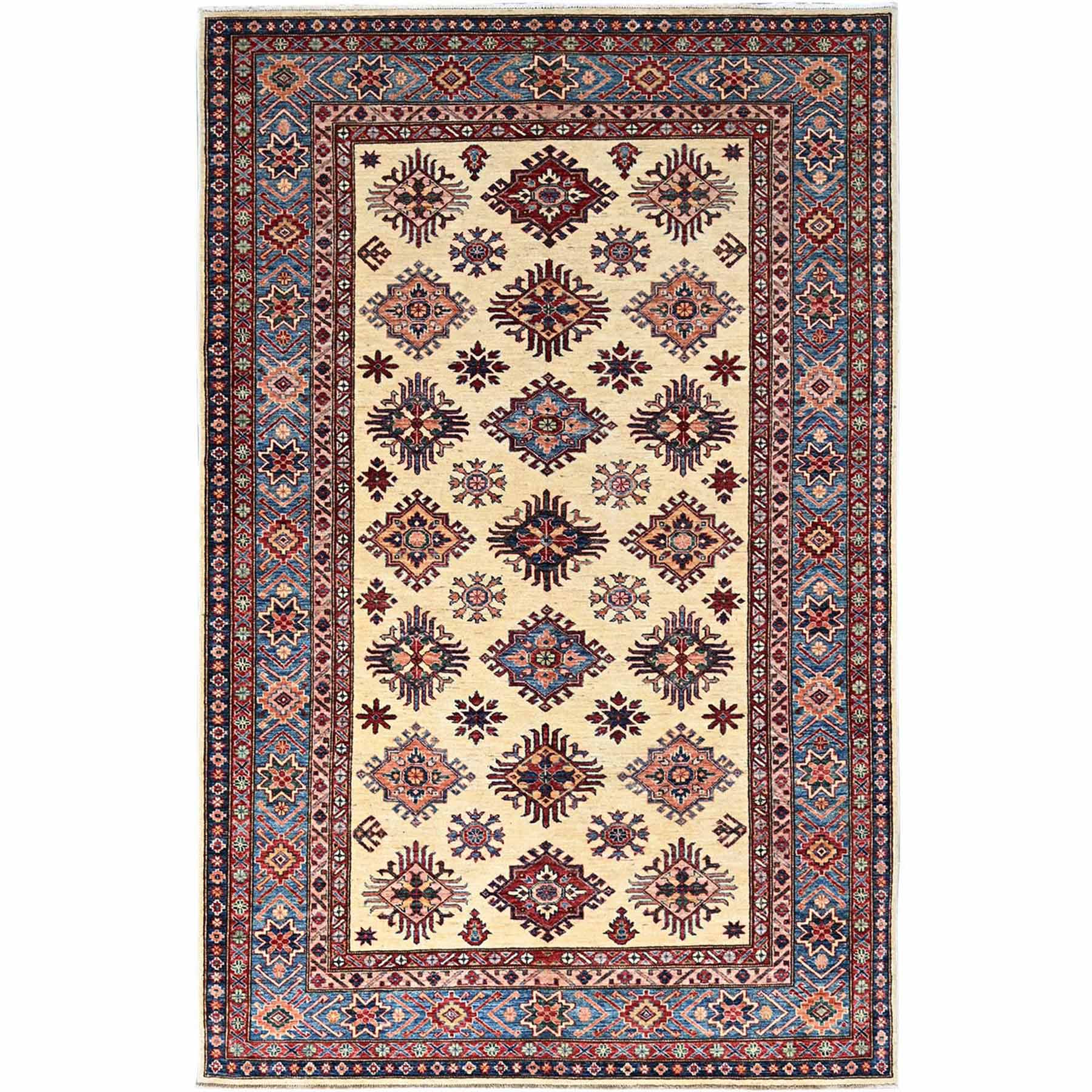 Kazak-Hand-Knotted-Rug-432795