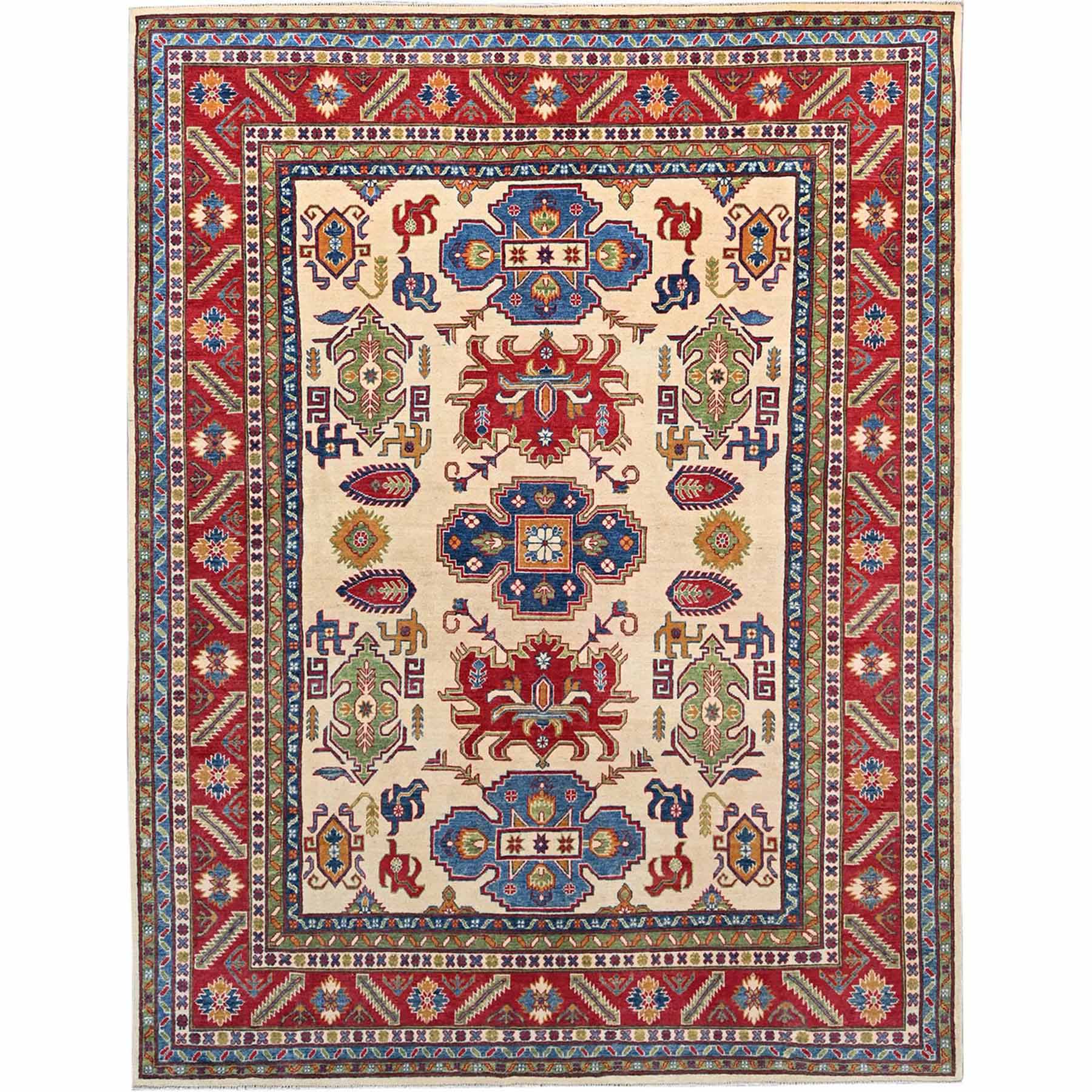 Kazak-Hand-Knotted-Rug-433920