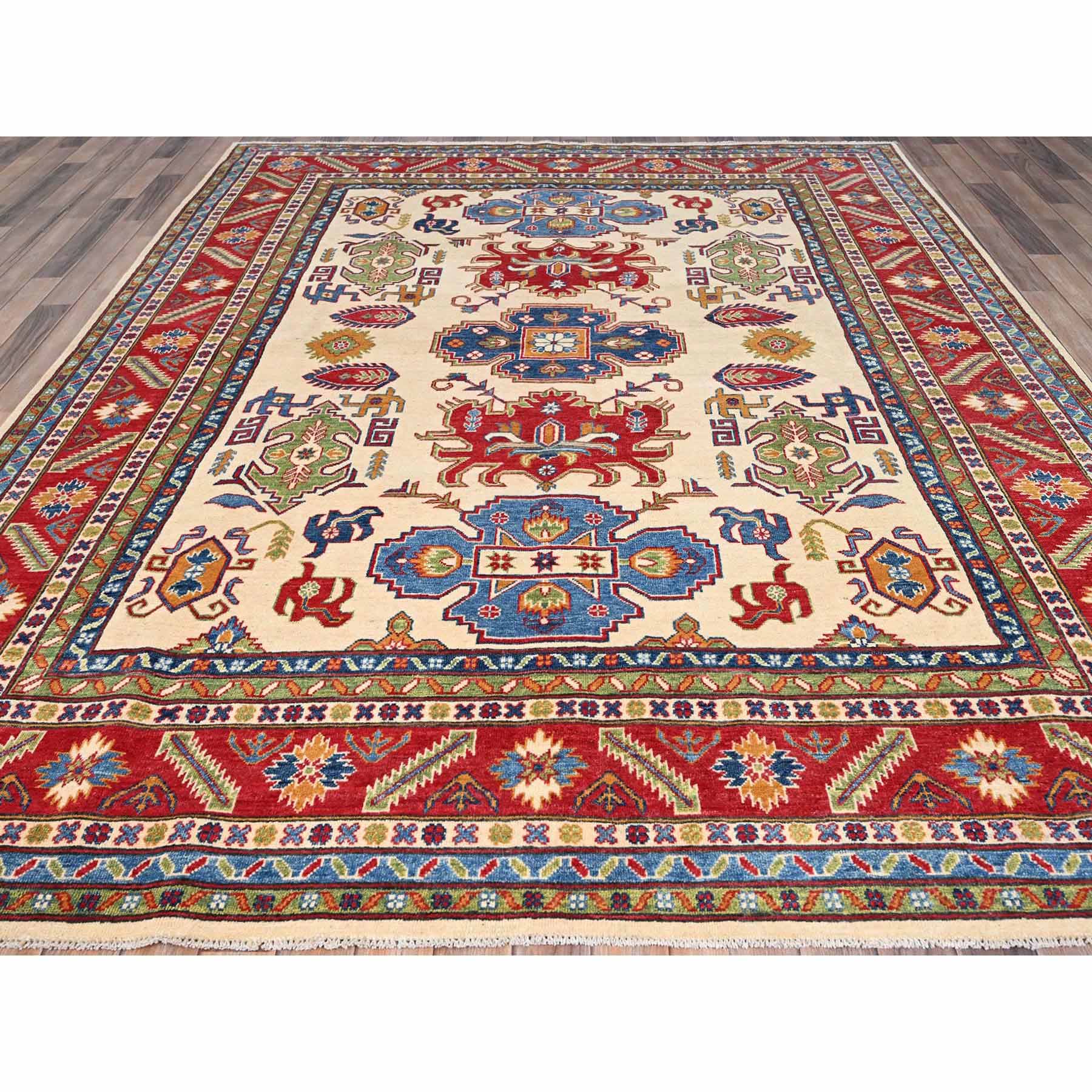 Kazak-Hand-Knotted-Rug-433920