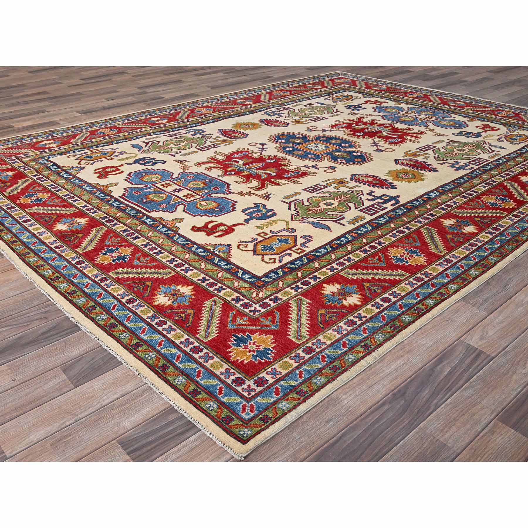 Kazak-Hand-Knotted-Rug-433920