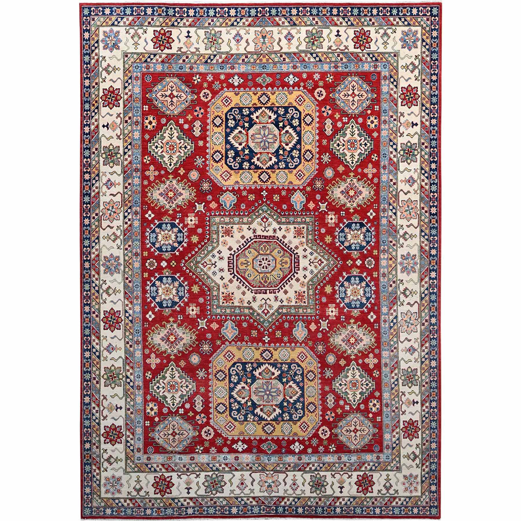 Kazak-Hand-Knotted-Rug-433995