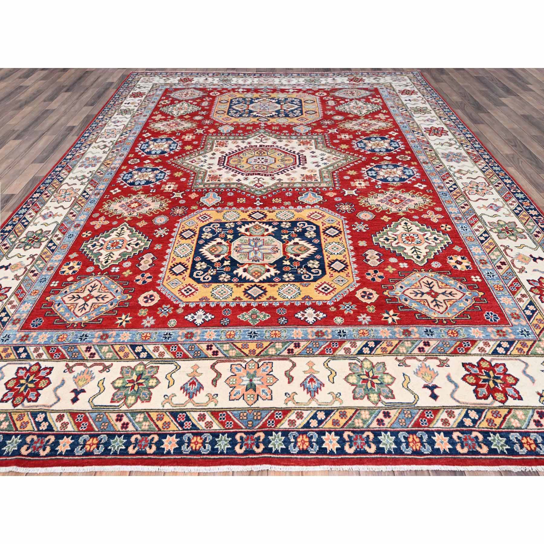 Kazak-Hand-Knotted-Rug-433995