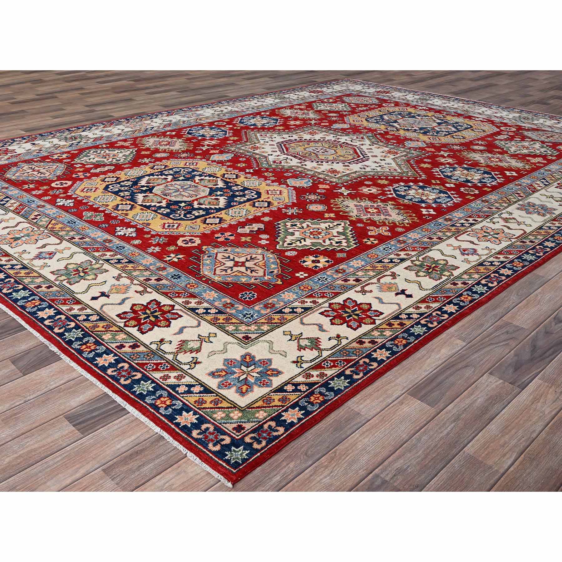 Kazak-Hand-Knotted-Rug-433995