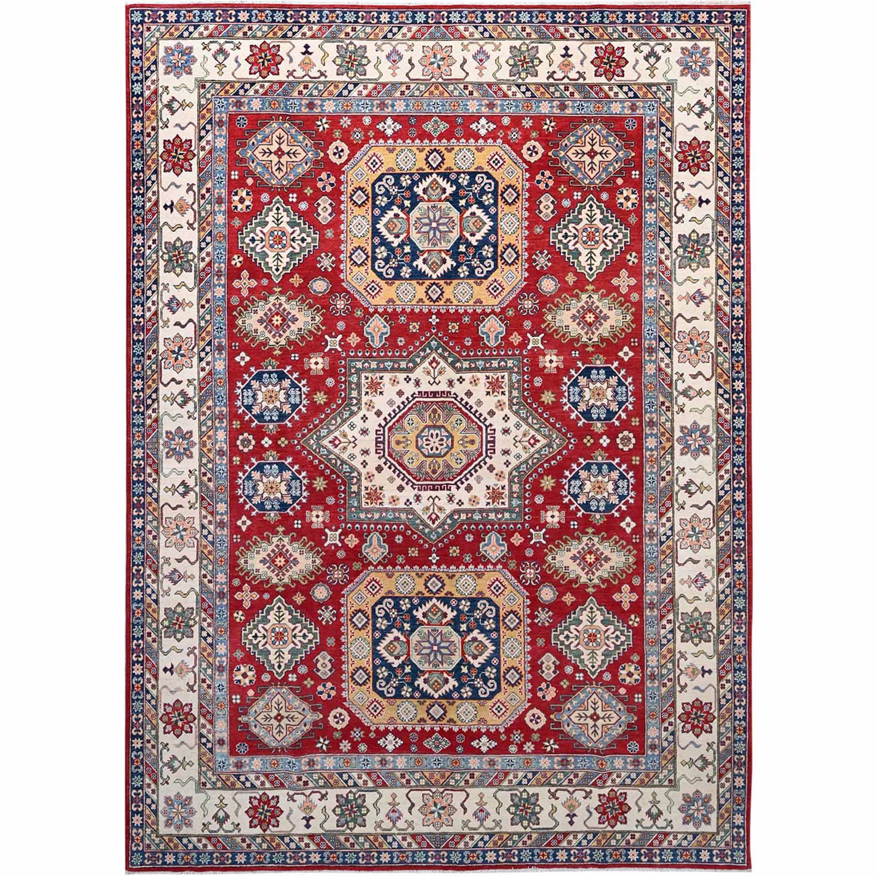 Kazak-Hand-Knotted-Rug-434005