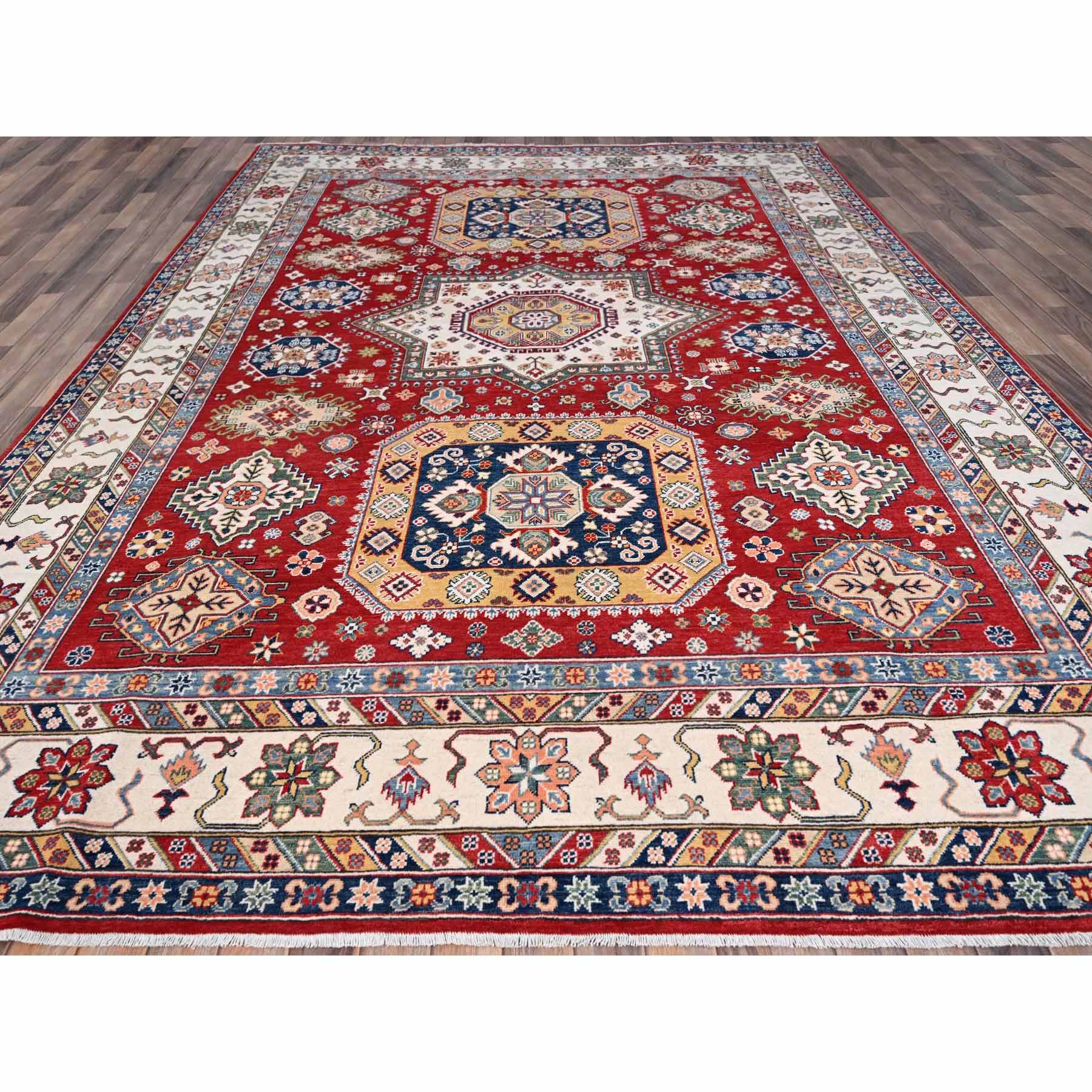 Kazak-Hand-Knotted-Rug-434005