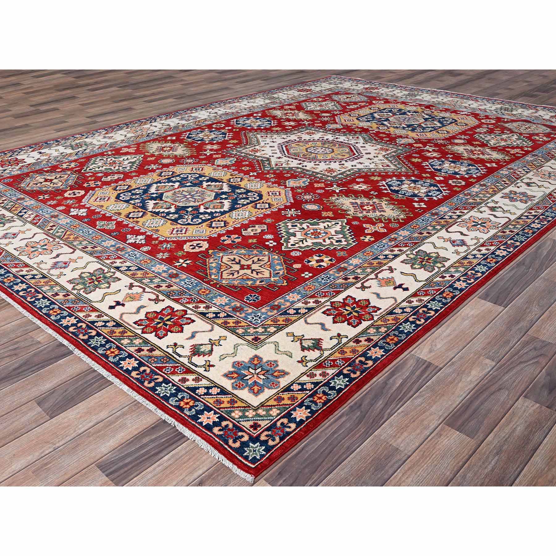 Kazak-Hand-Knotted-Rug-434005