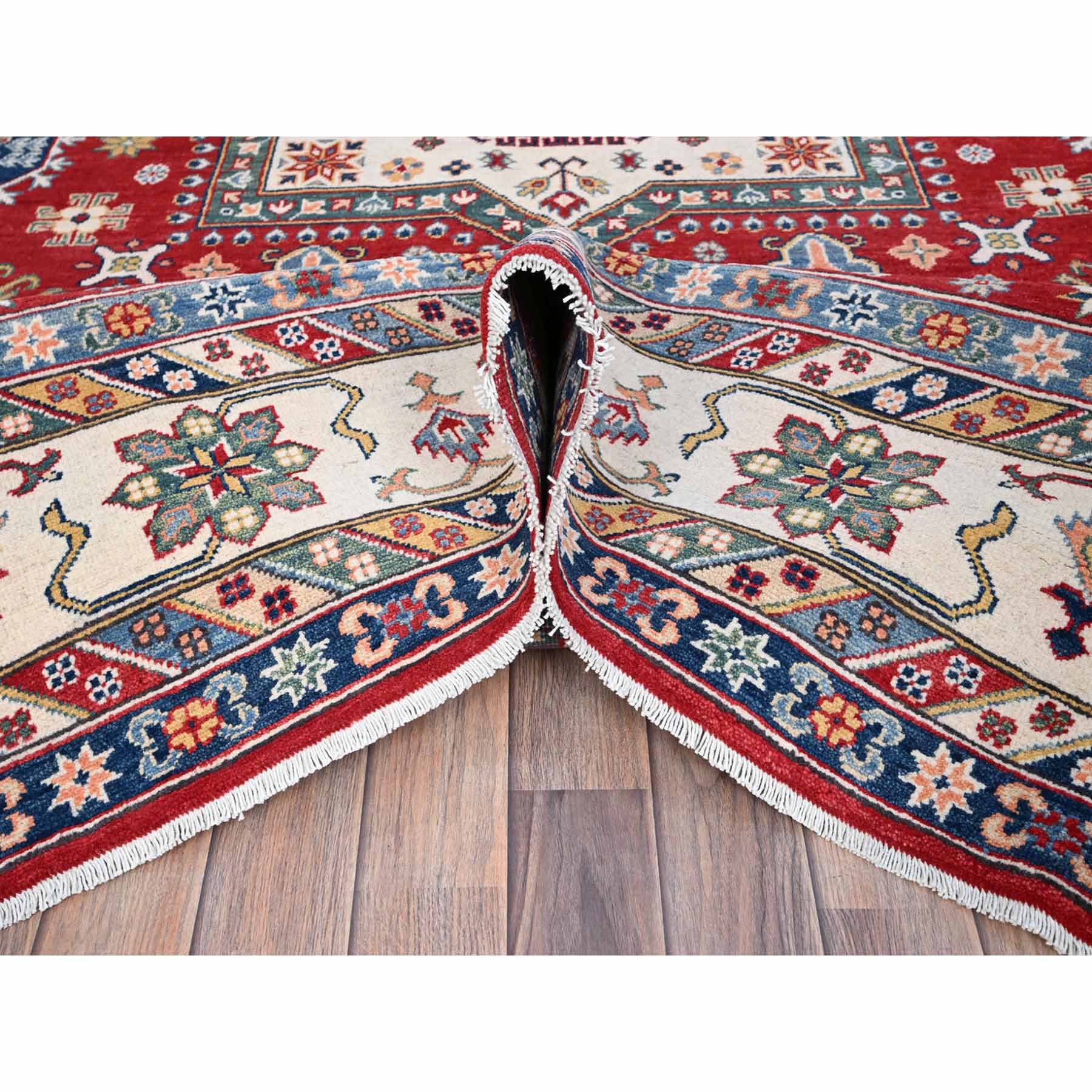 Kazak-Hand-Knotted-Rug-434005